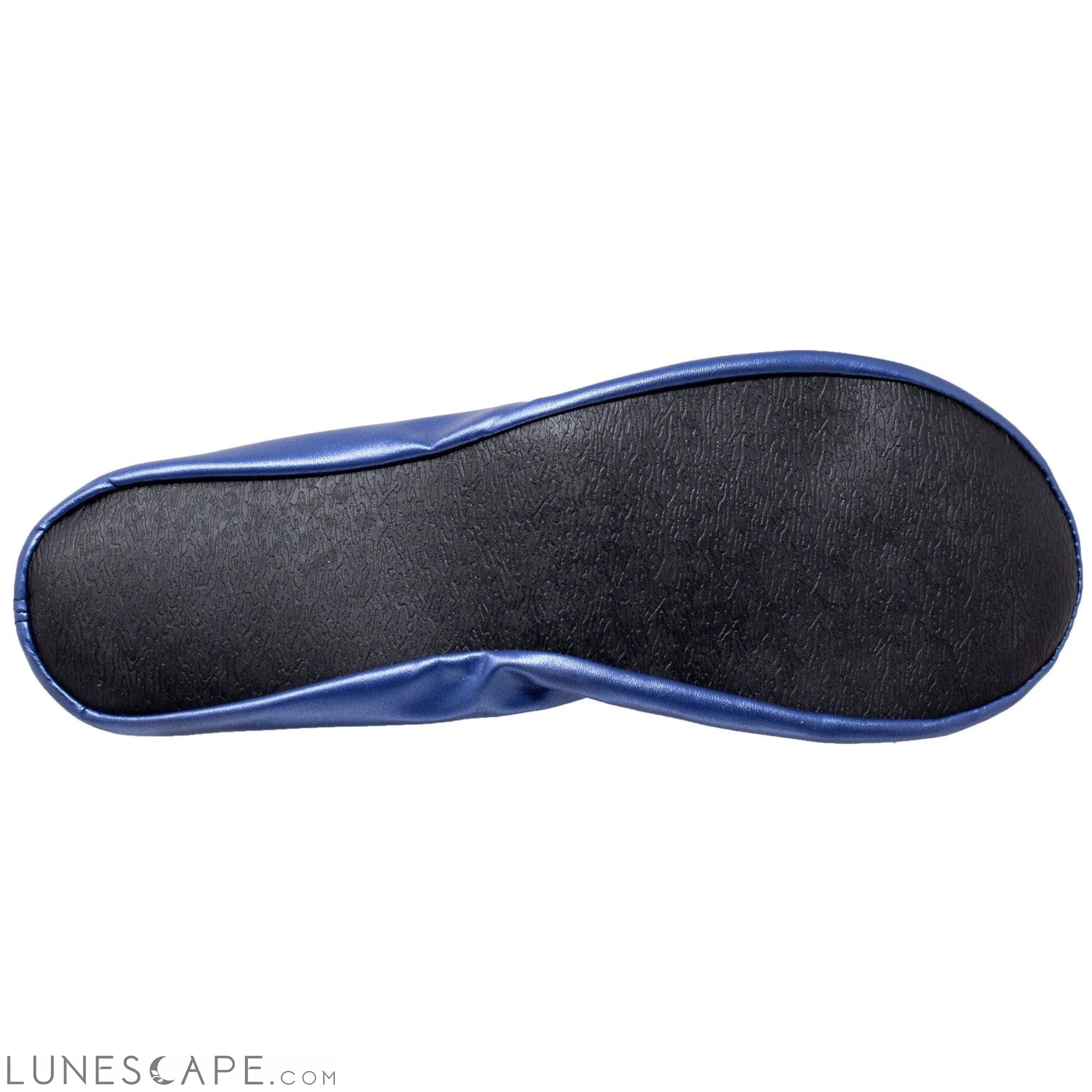 Foldable Ballet Flats Women's Travel Portable Comfortable Shoes Navy LUNESCAPE