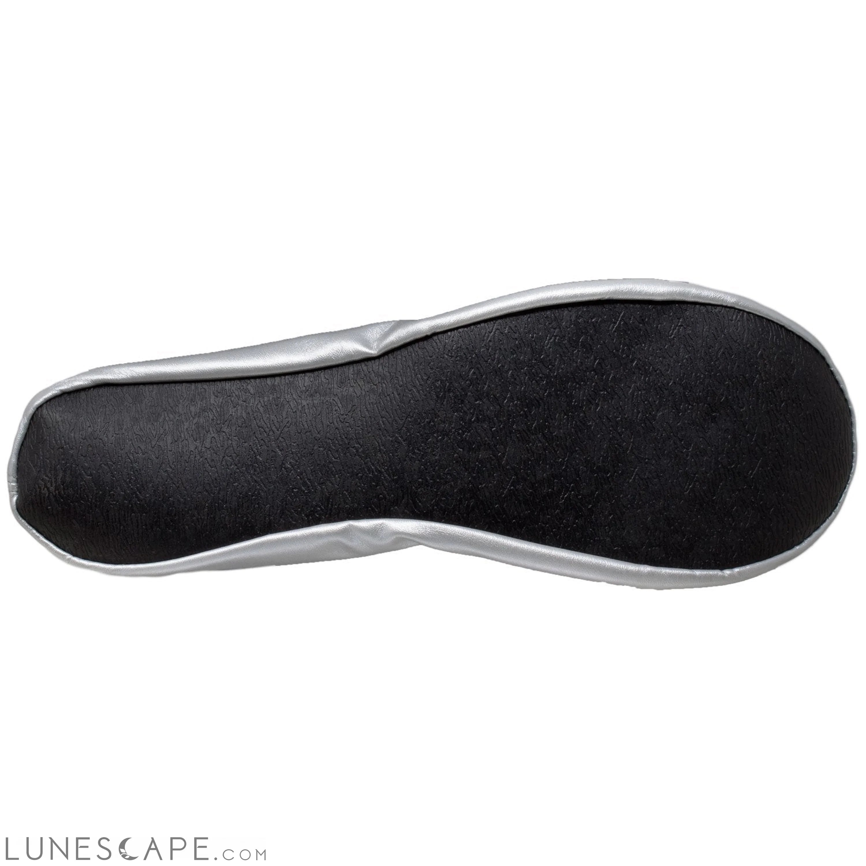 Foldable Ballet Flats Women's Travel Portable Comfortable Shoes Silver LUNESCAPE