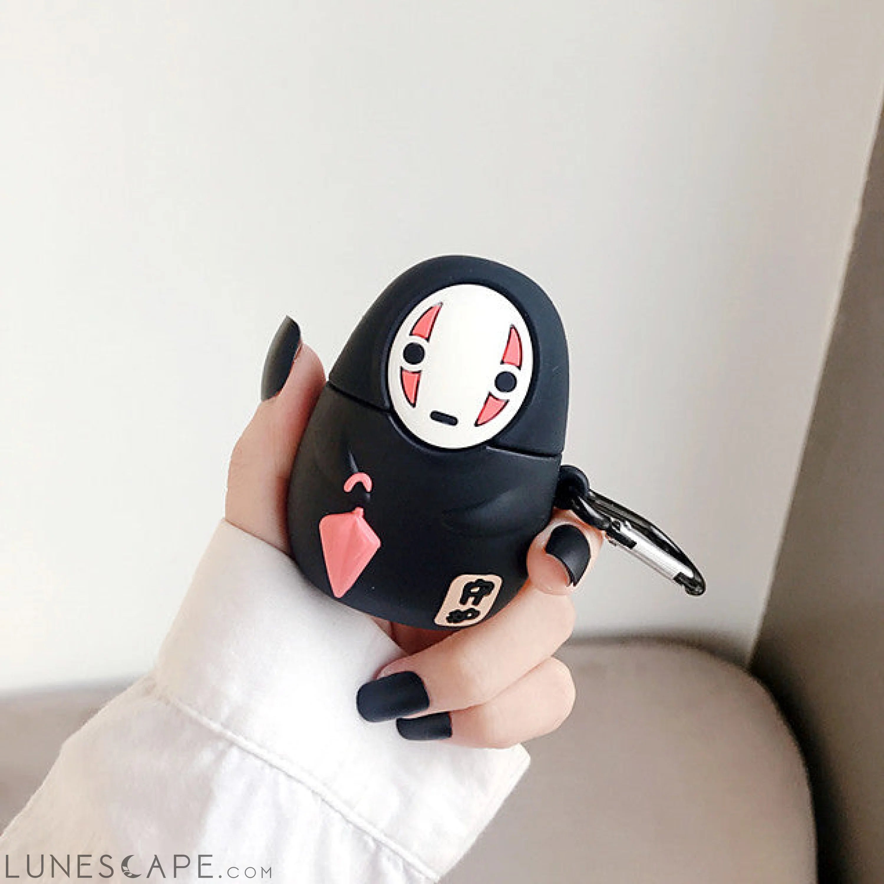 Forky Airpods case,Cute Cartoon Faceless Man AirPods case LUNESCAPE