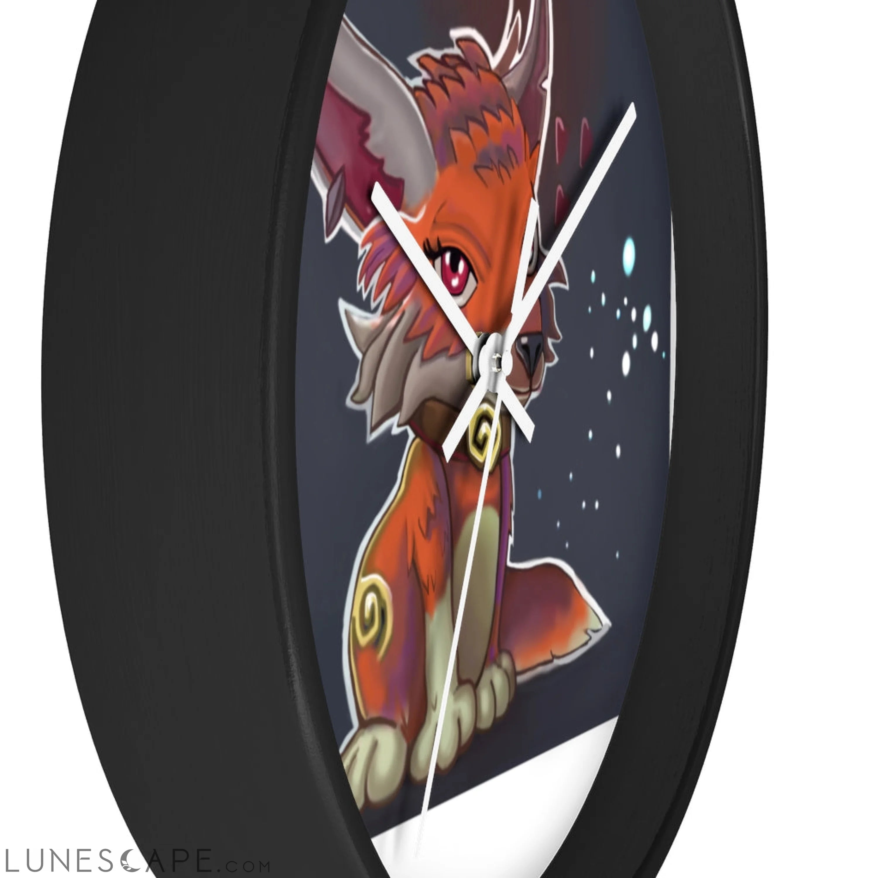Foxxy Wall clock LUNESCAPE