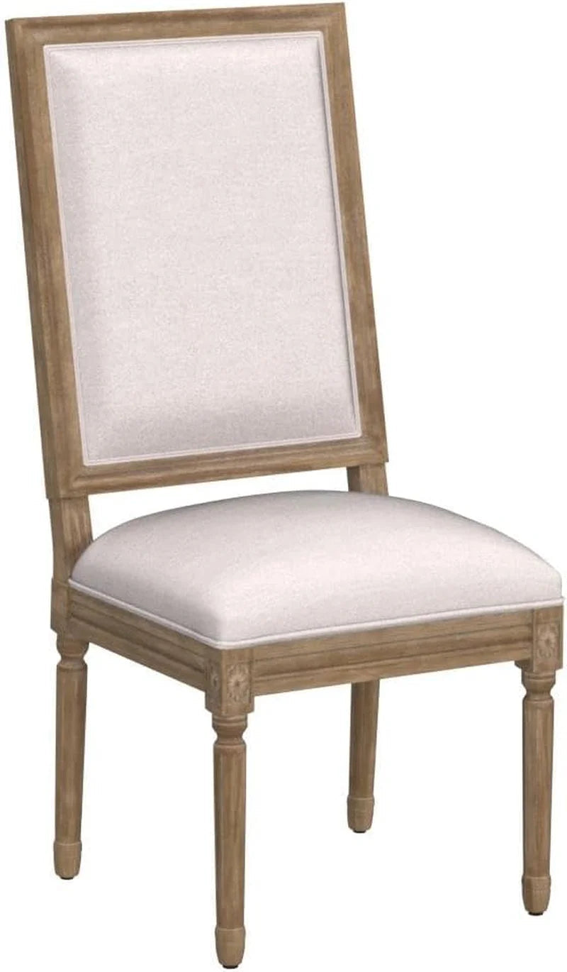 French Country Dining Chairs Set of 2, Upholstered Dining Room Chairs LUNESCAPE