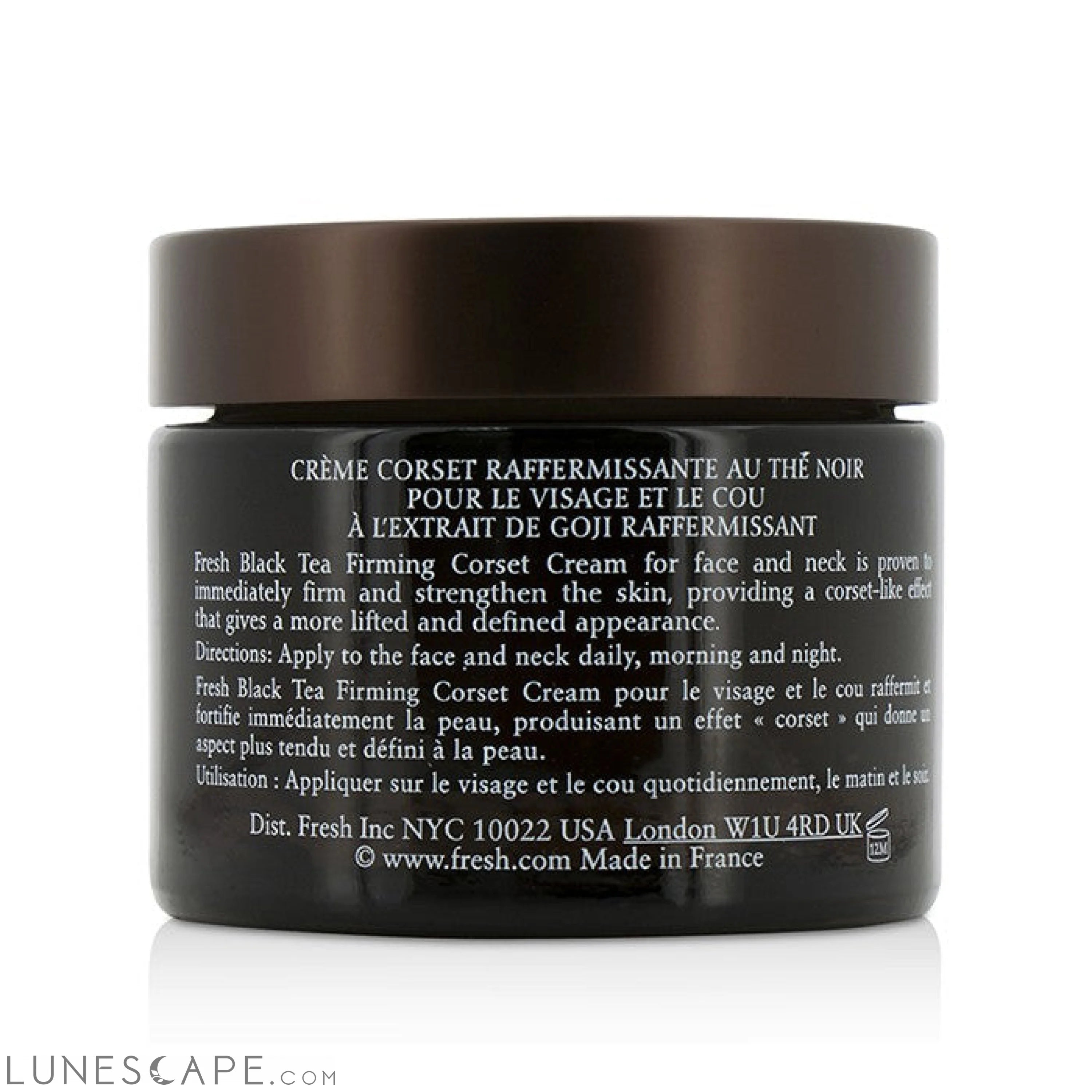 FRESH - Black Tea Firming Corset Cream - For Face & Neck LUNESCAPE