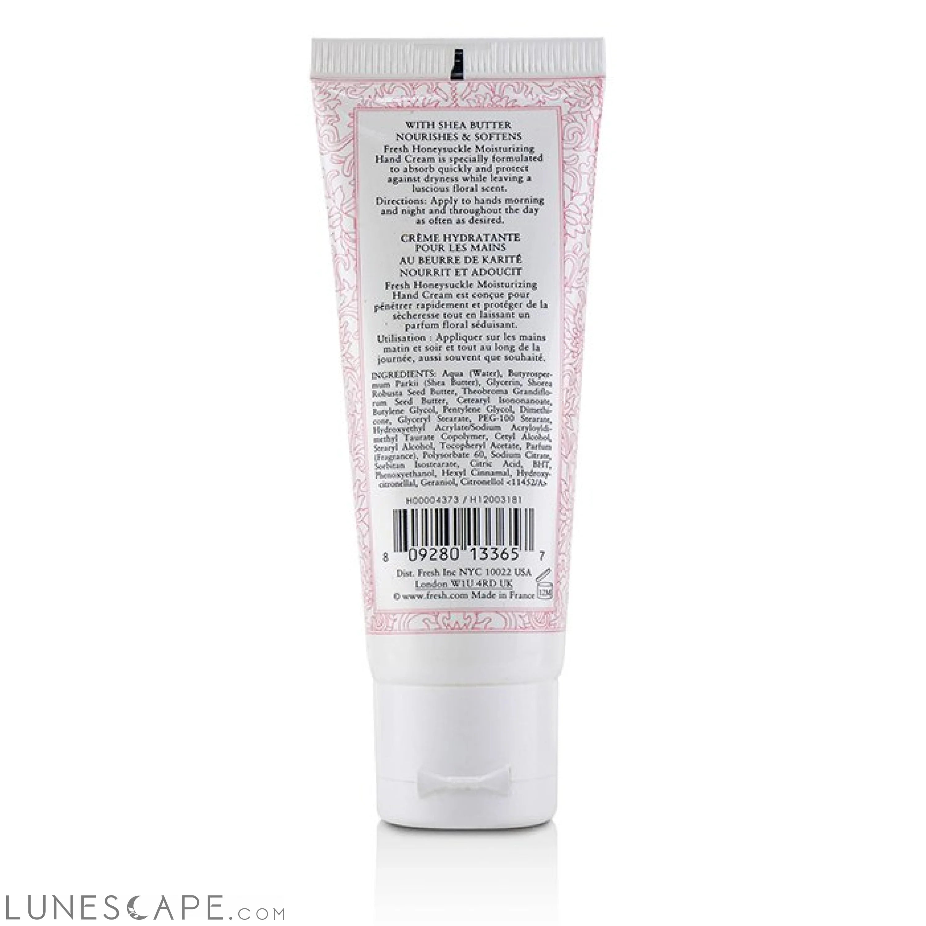 FRESH - Honeysuckle Moisturizing Hand Cream LUNESCAPE