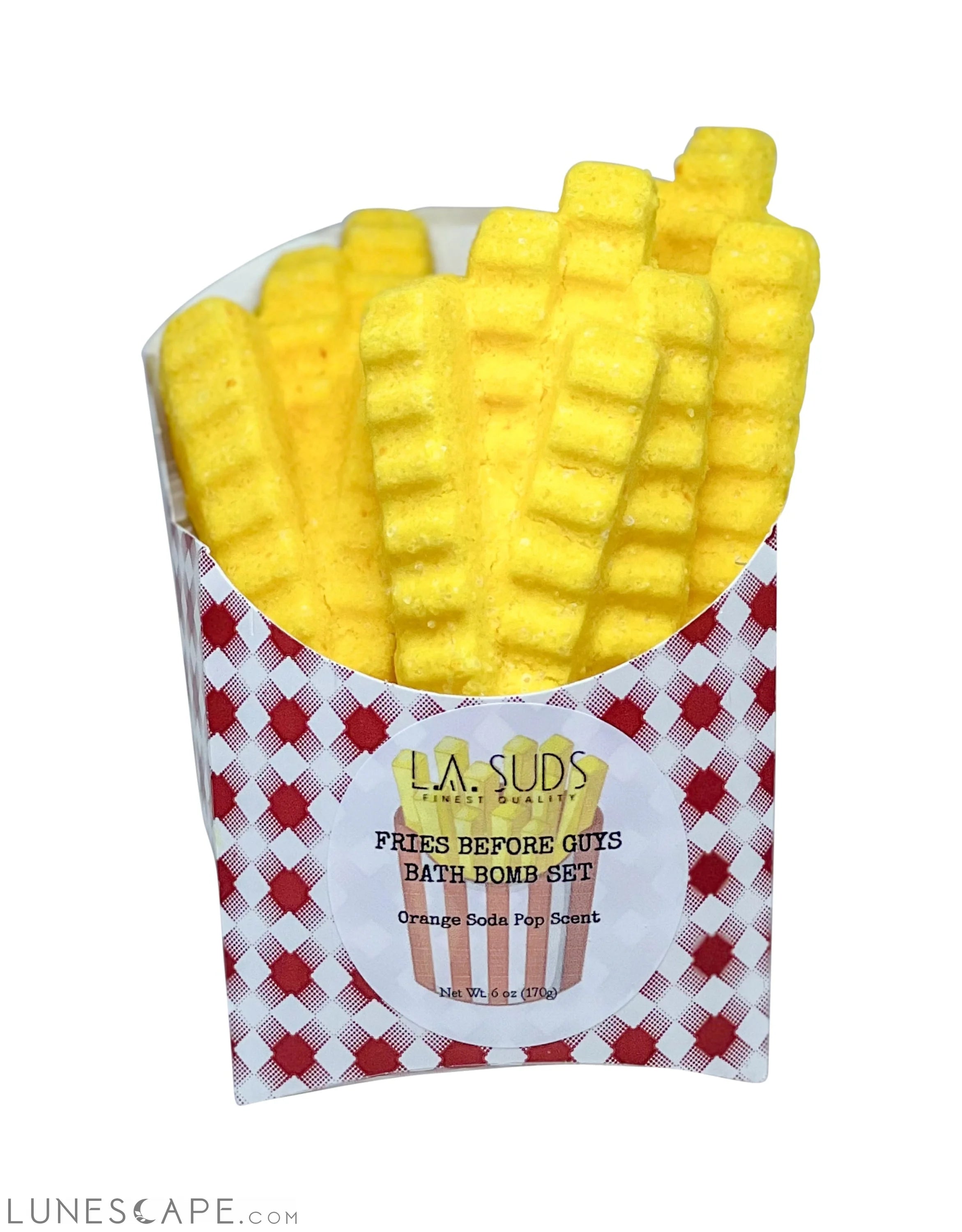 Fries Before Guys Bath Bomb Set-Orange Soda Scent LUNESCAPE