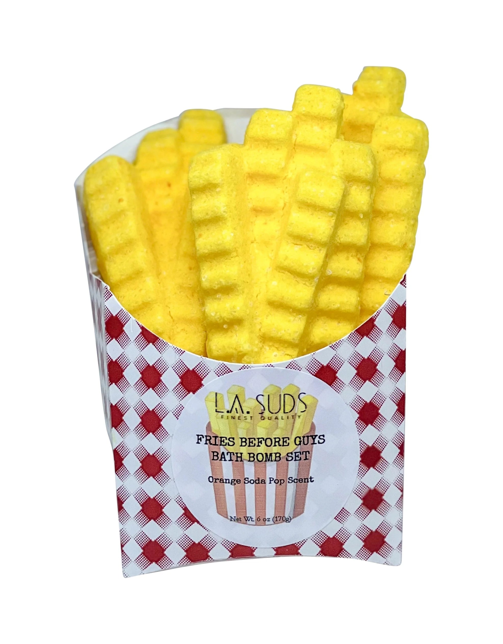 Fries Before Guys Bath Bomb Set-Orange Soda Scent LUNESCAPE