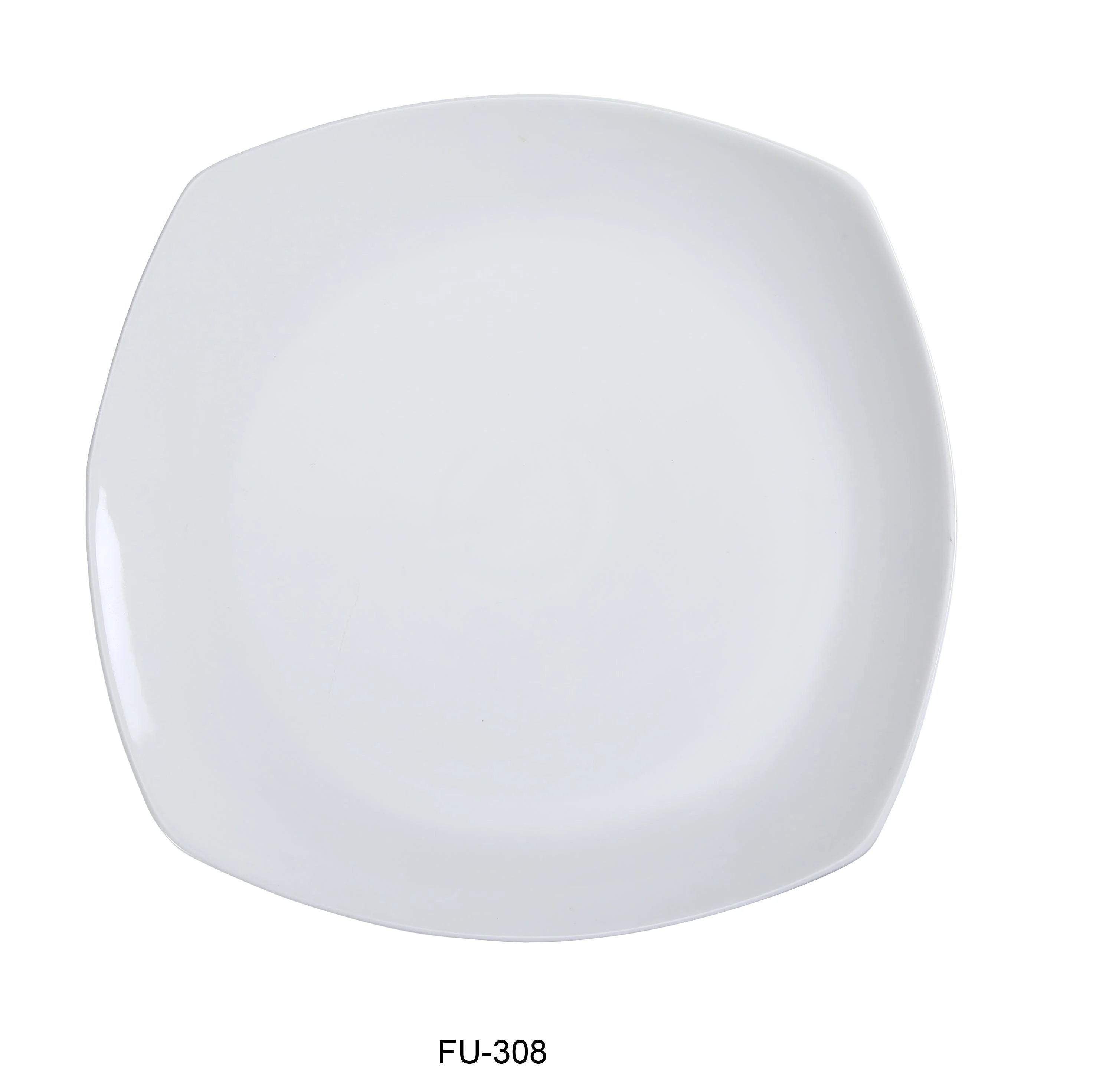Fuji Square Flat Salad Plate LUNESCAPE