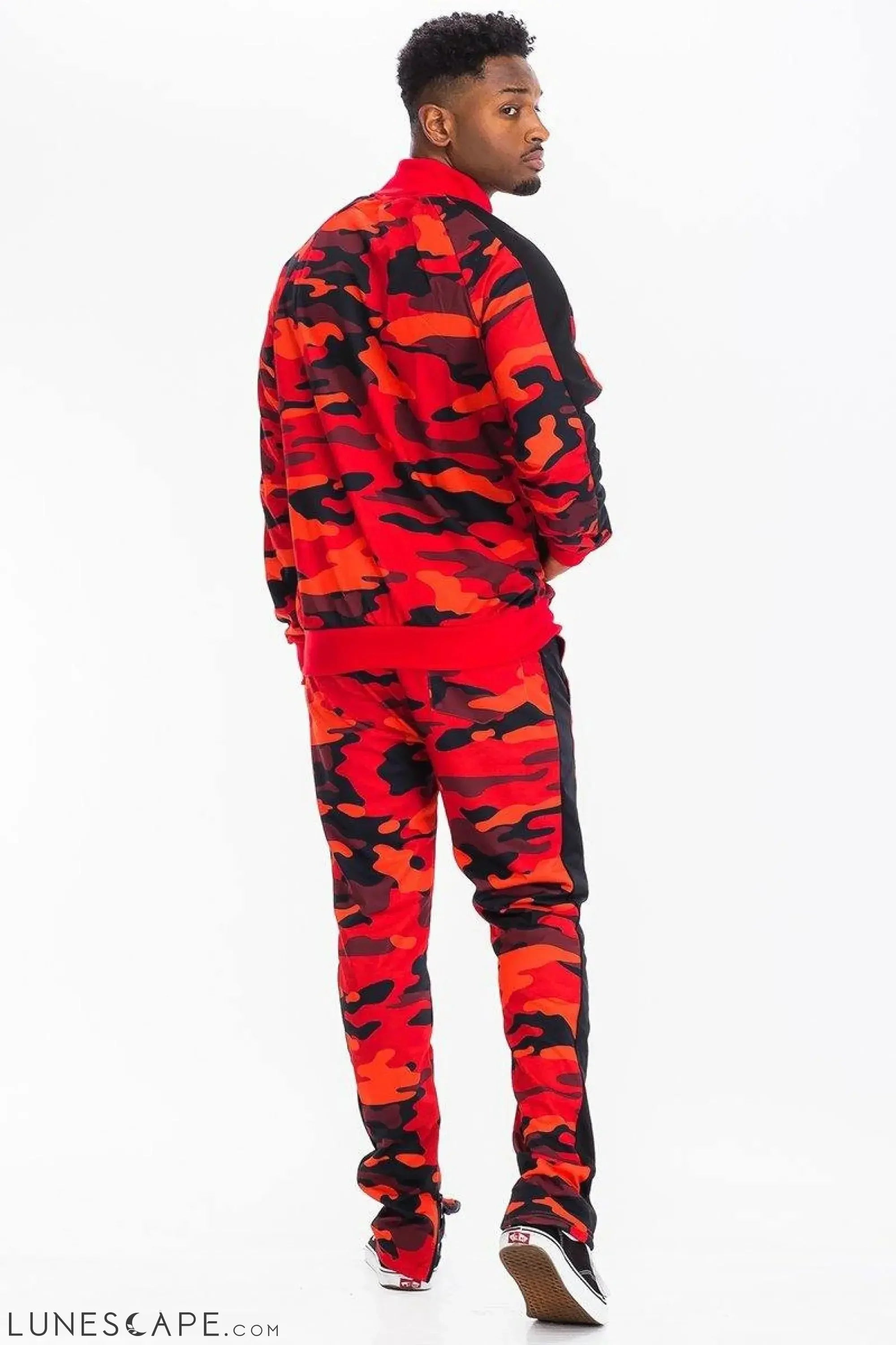 FULL CAMO TRACK SET - Red LUNESCAPE