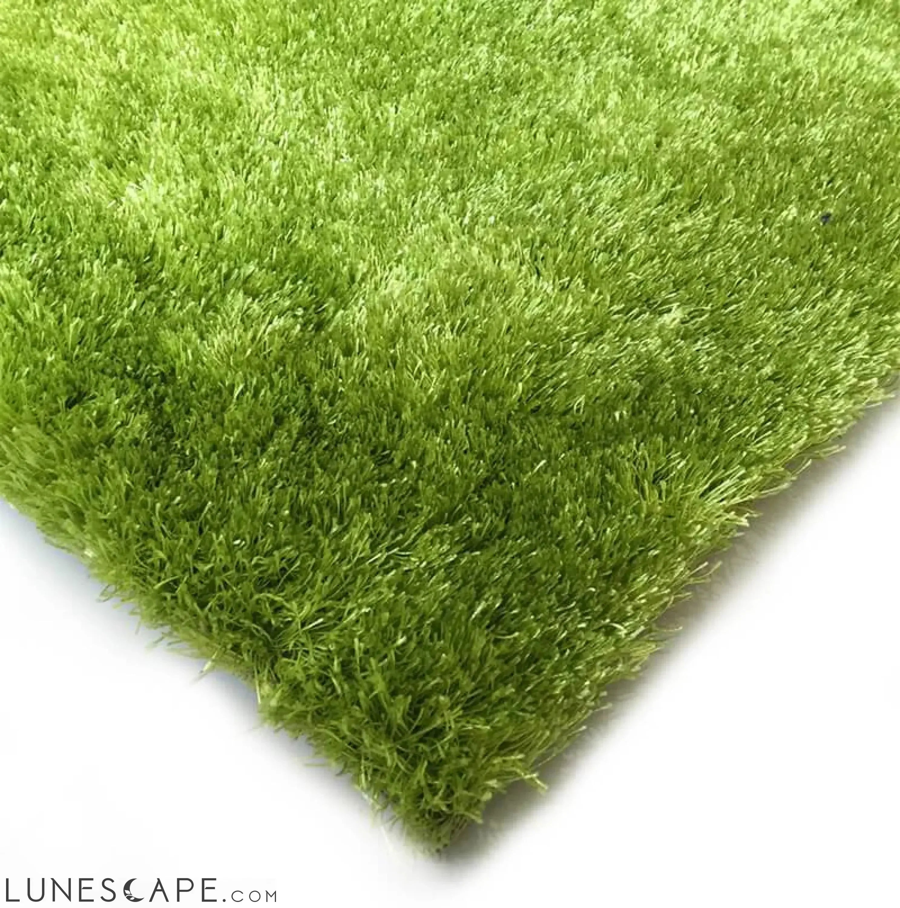 Fuzzy Lime Area Rug LUNESCAPE