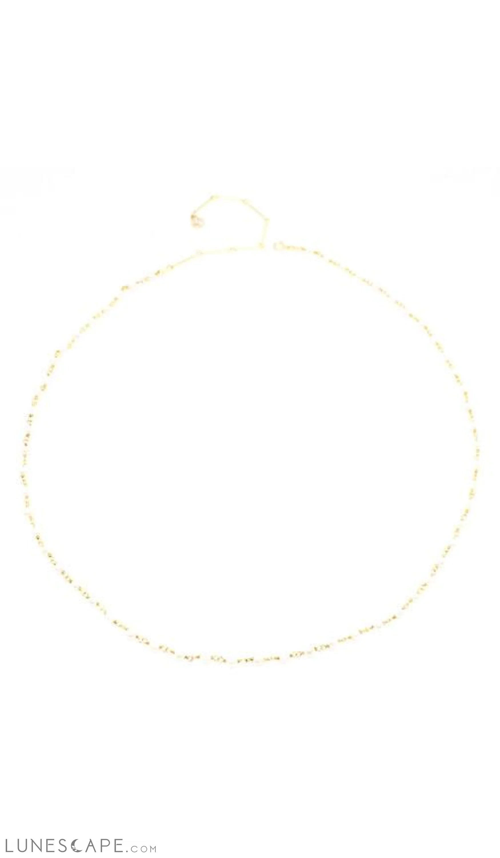 Gemma Convertible Gold Pearl Halo Headband LUNESCAPE