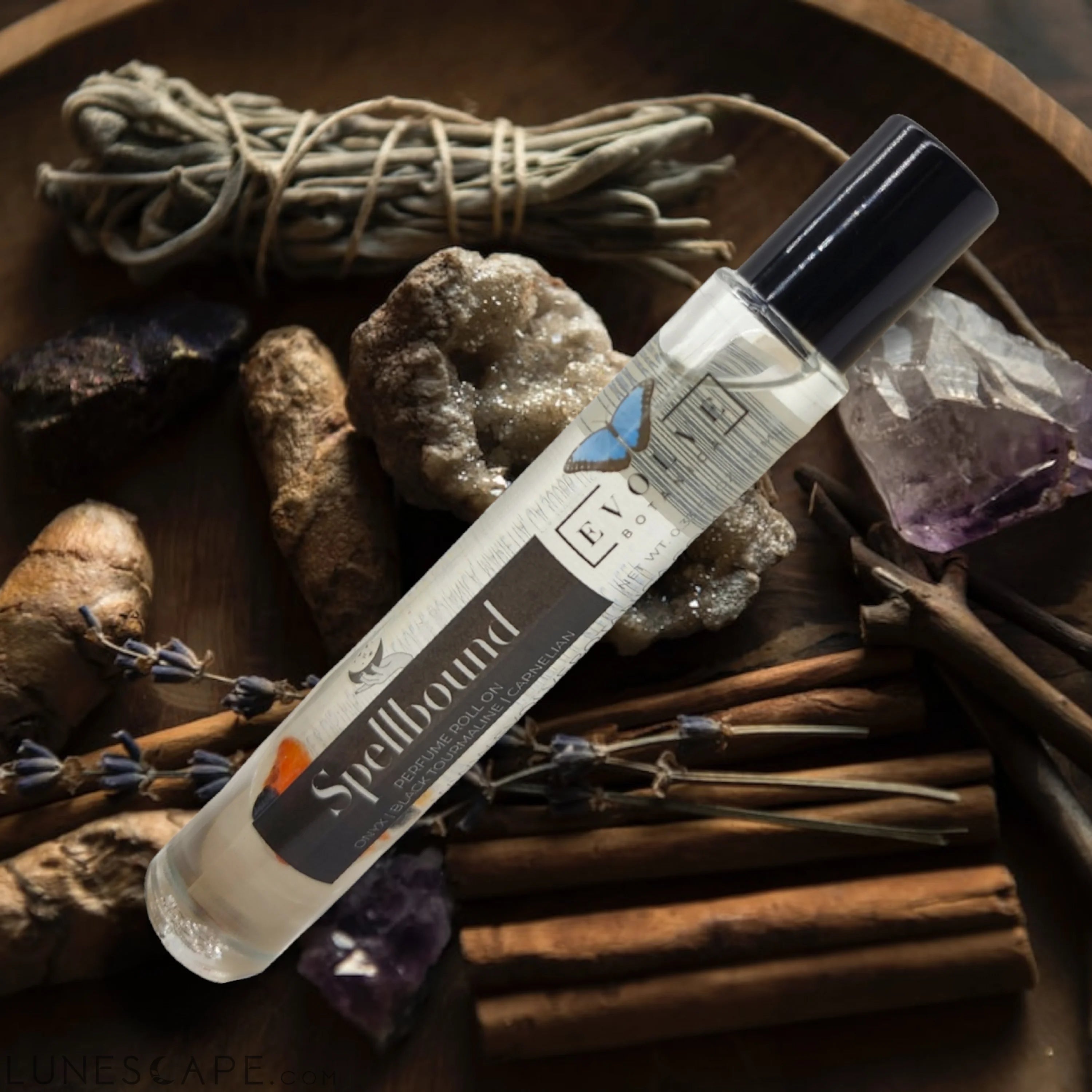 Gemstone Perfume Roll on - Spellbound LUNESCAPE