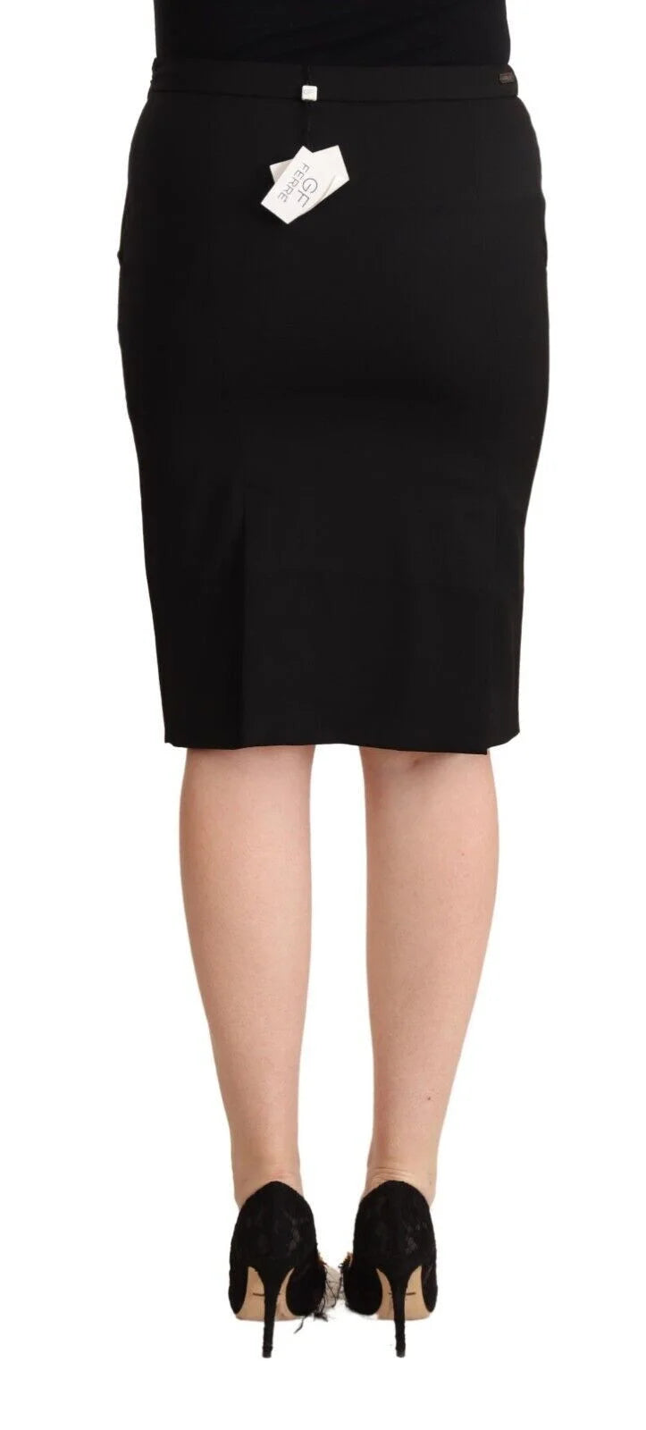 GF Ferre Chic Pencil Cut Knee-Length Skirt LUNESCAPE