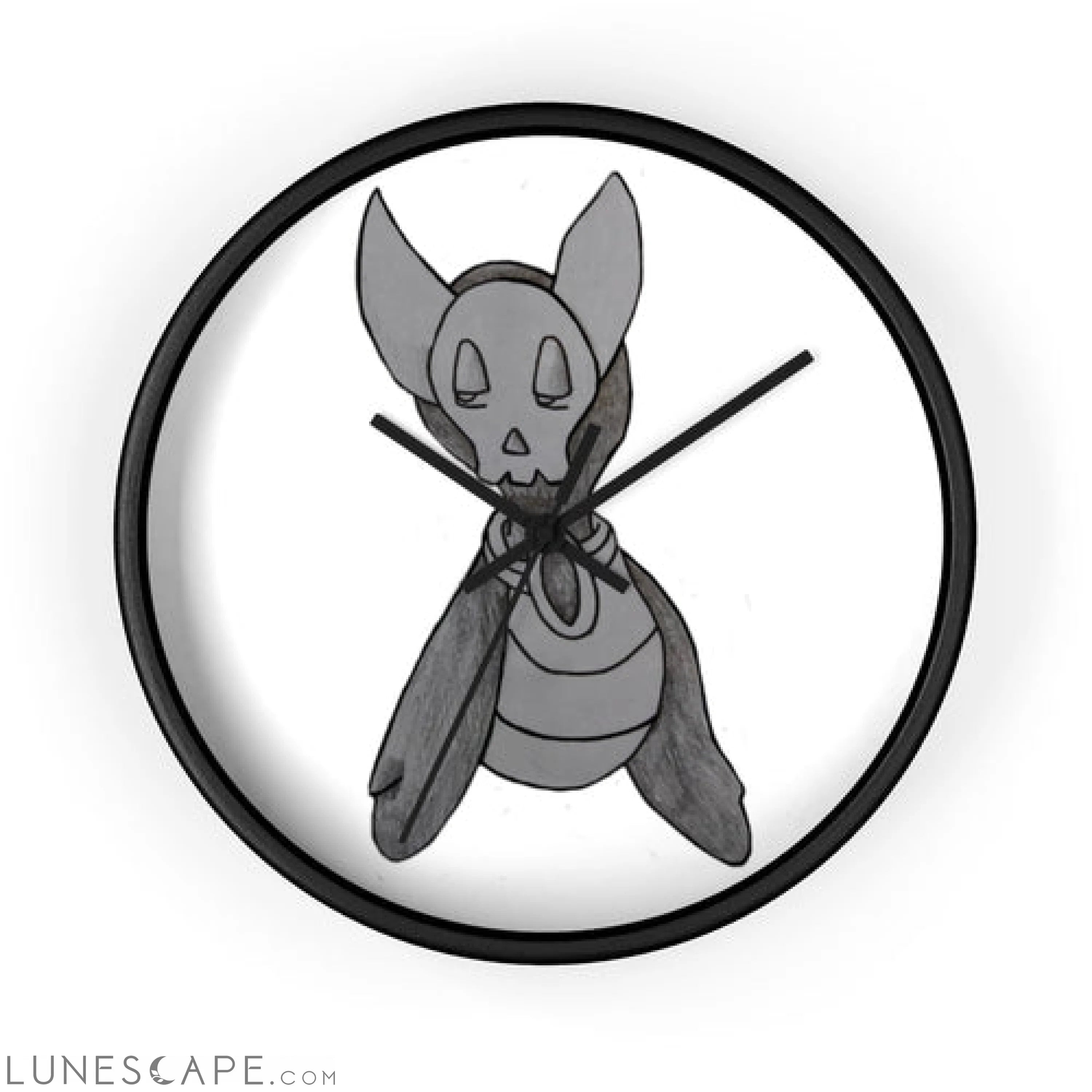 Ghoul Wall clock LUNESCAPE