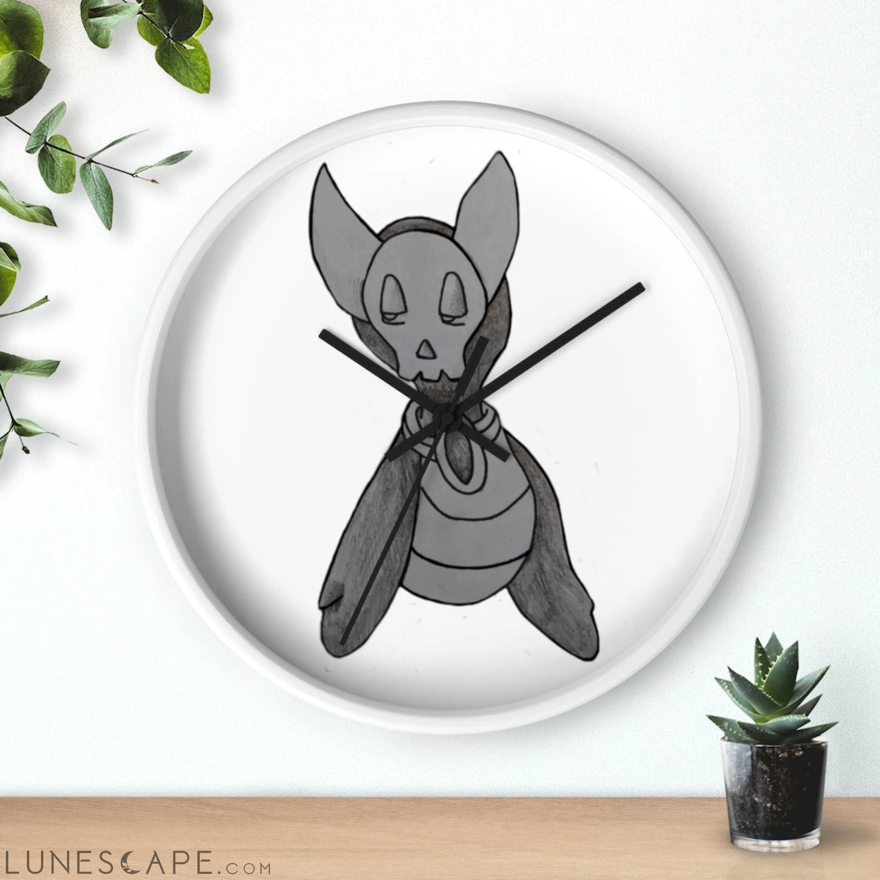 Ghoul Wall clock LUNESCAPE