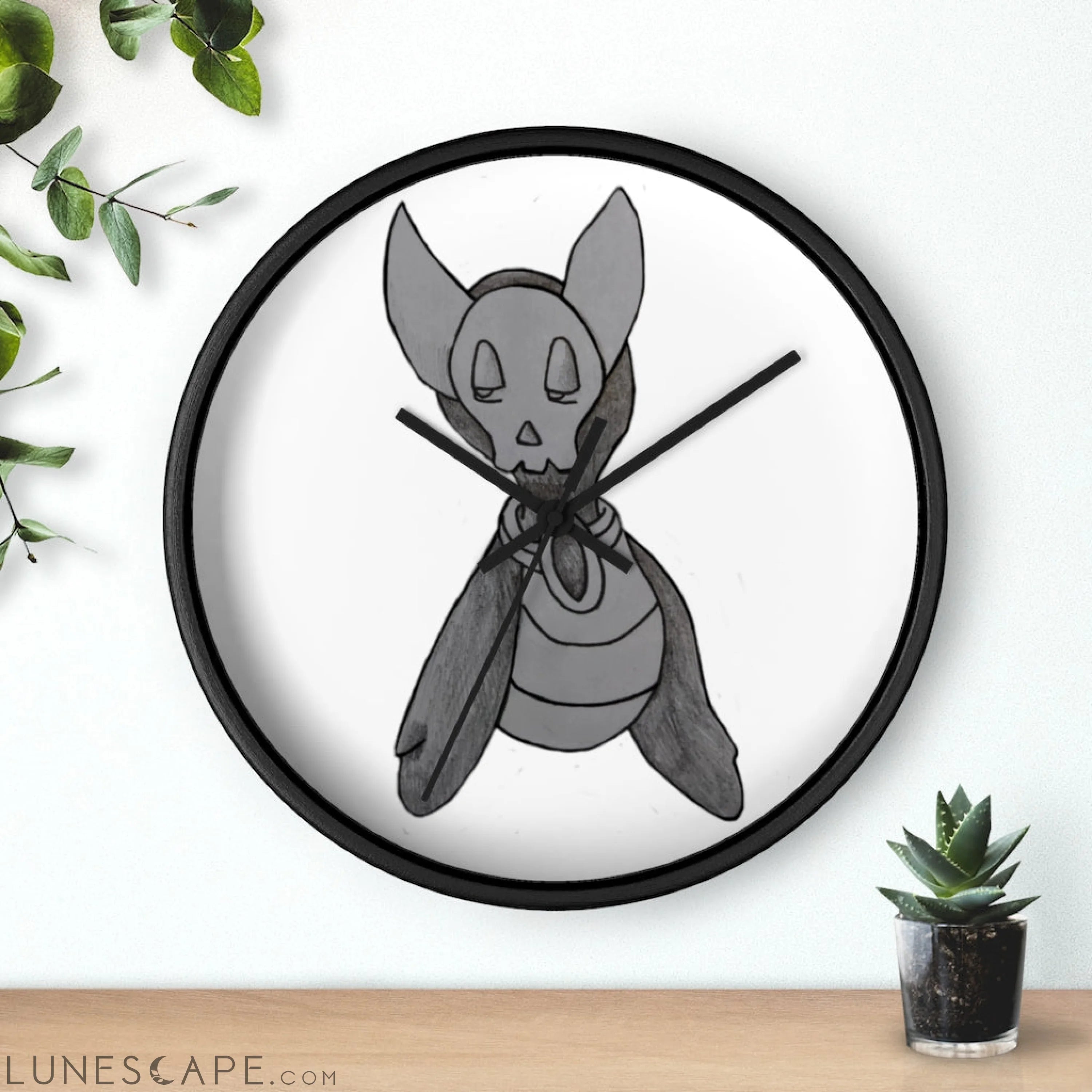 Ghoul Wall clock LUNESCAPE