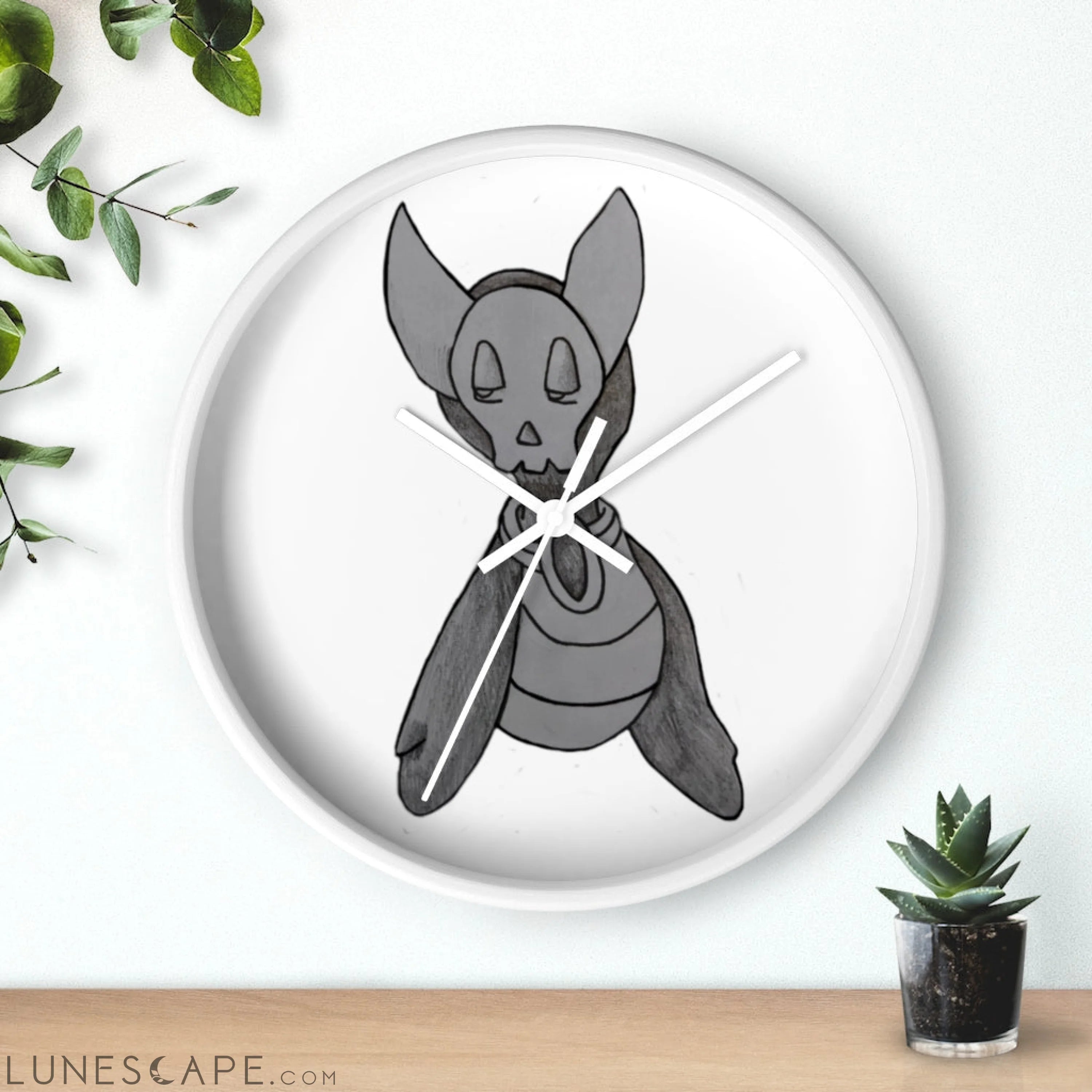 Ghoul Wall clock LUNESCAPE