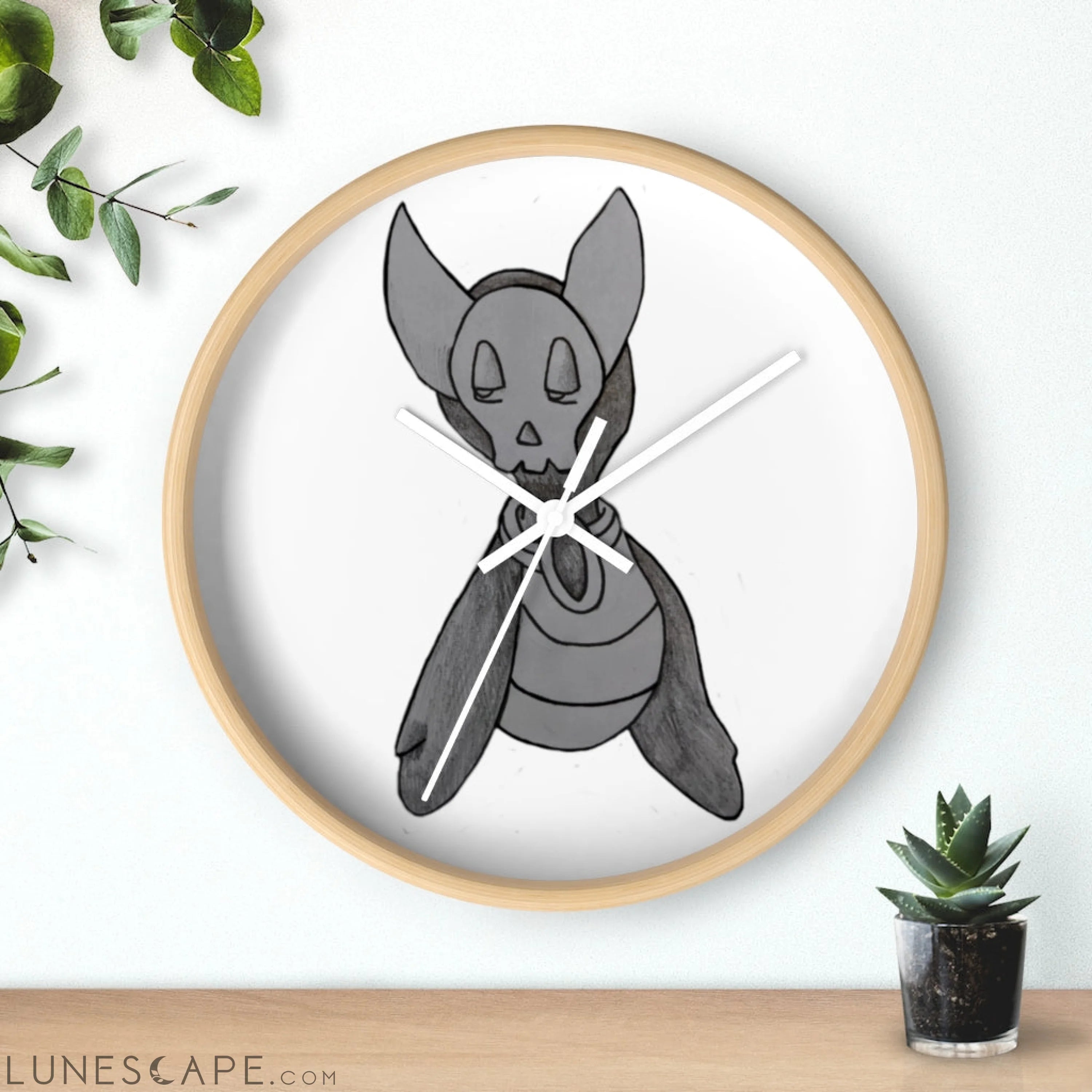 Ghoul Wall clock LUNESCAPE
