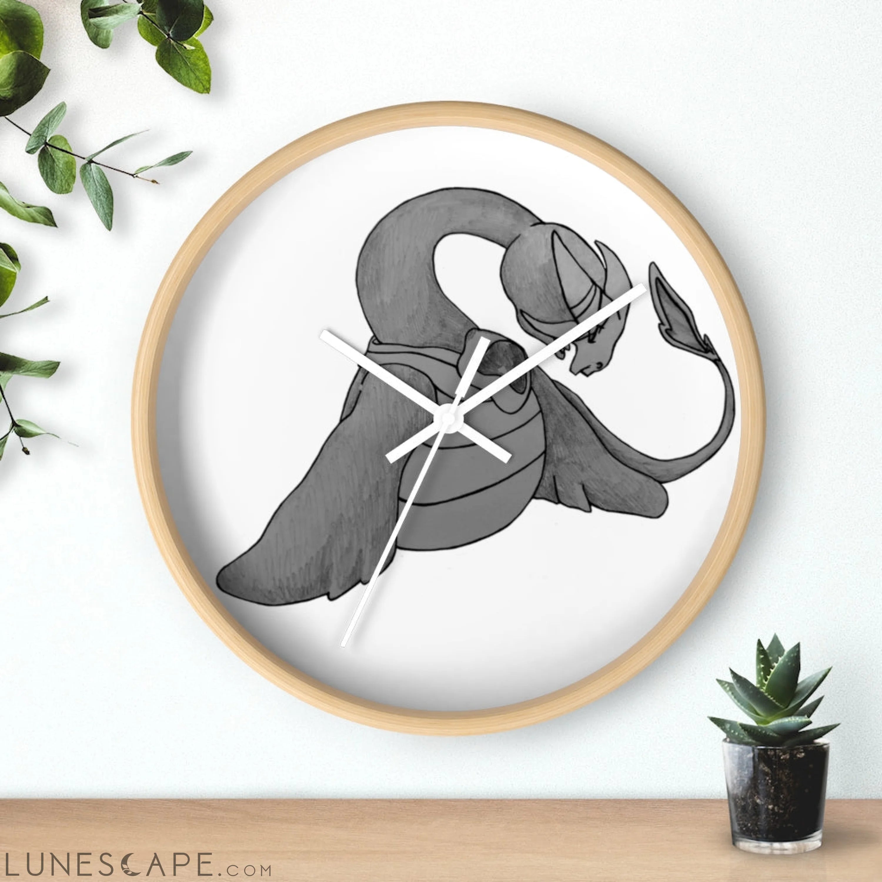 Ghoulaba Wall clock LUNESCAPE