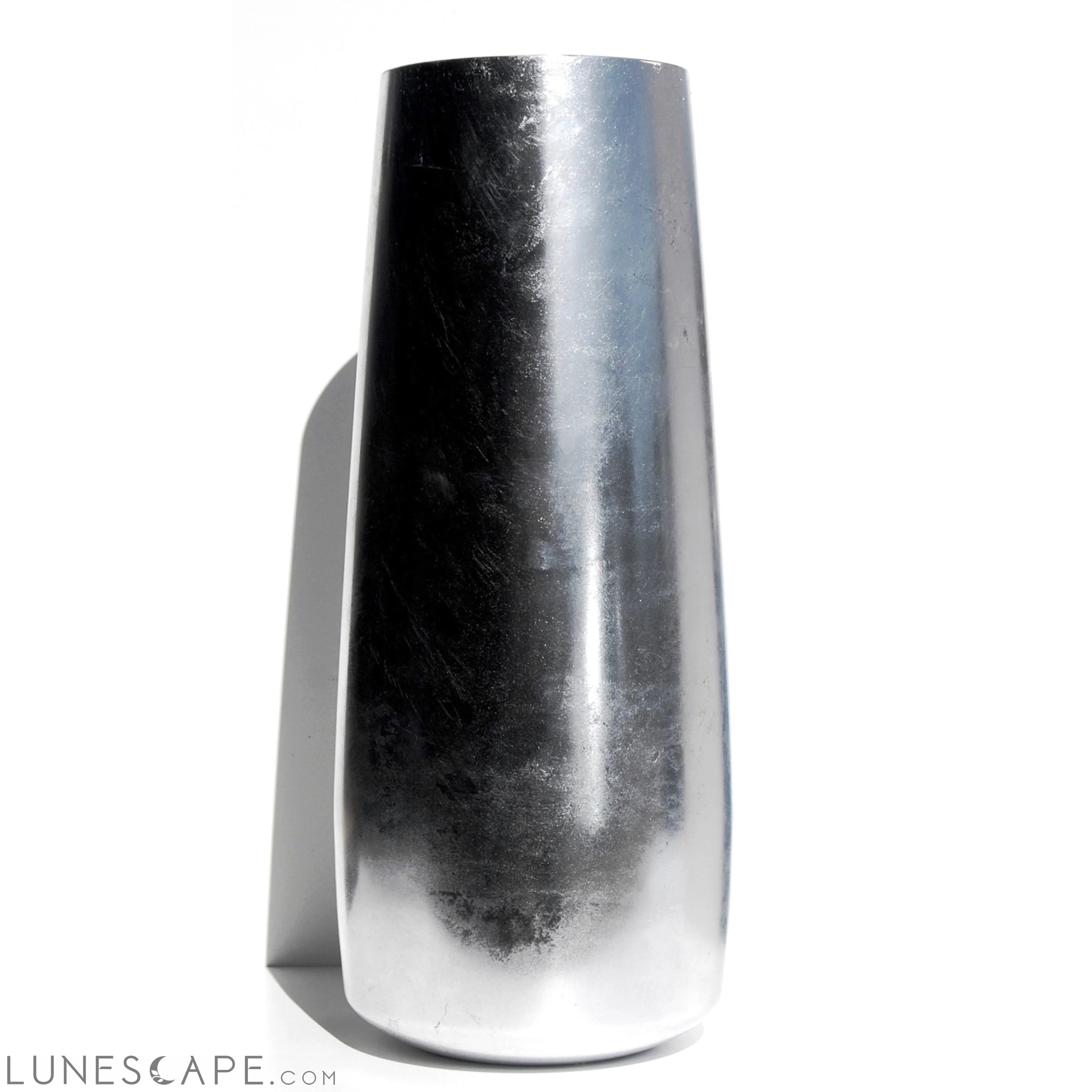 GILT 18" Silver Gilded Zen Vase LUNESCAPE