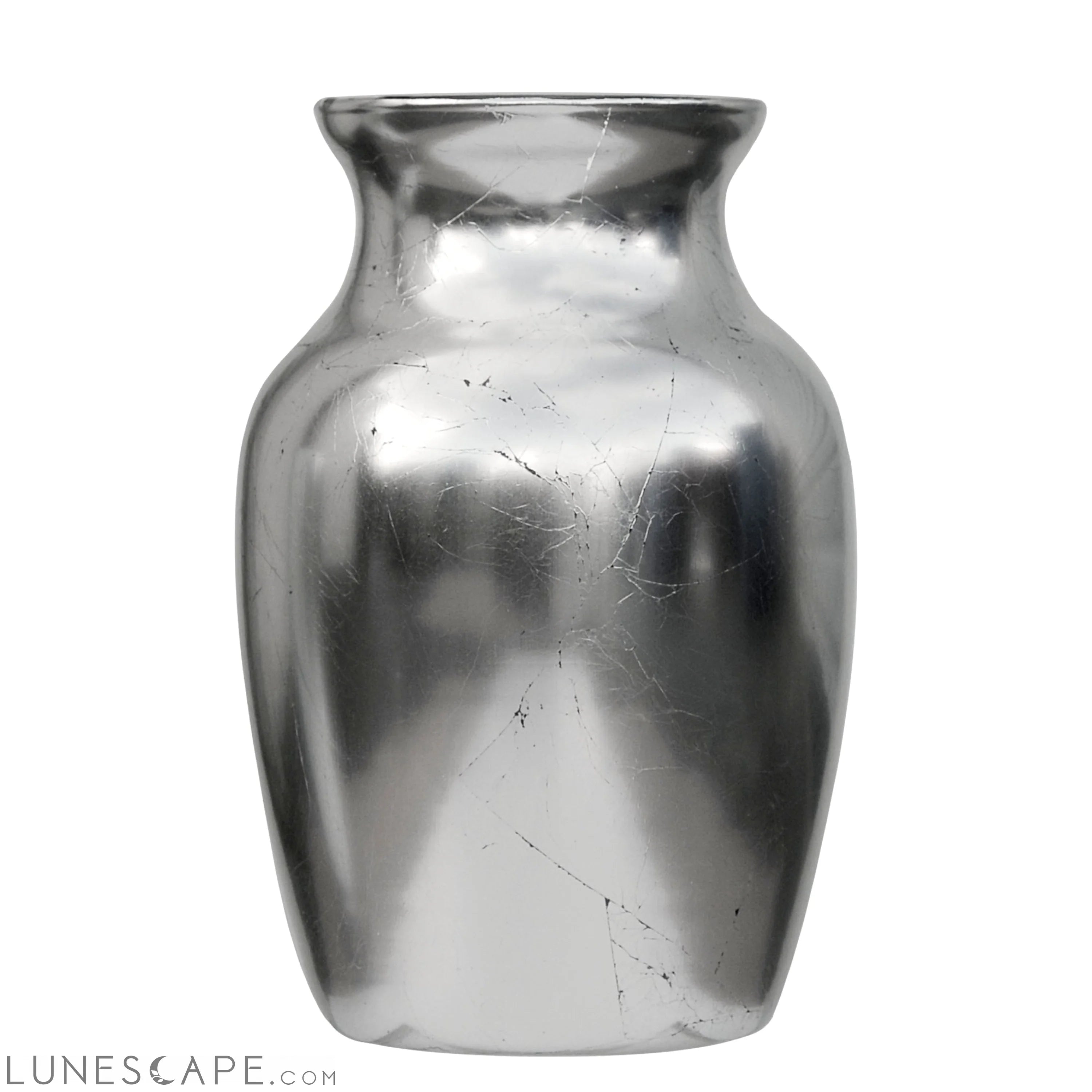 GILT 7" Silver Flower Vase LUNESCAPE