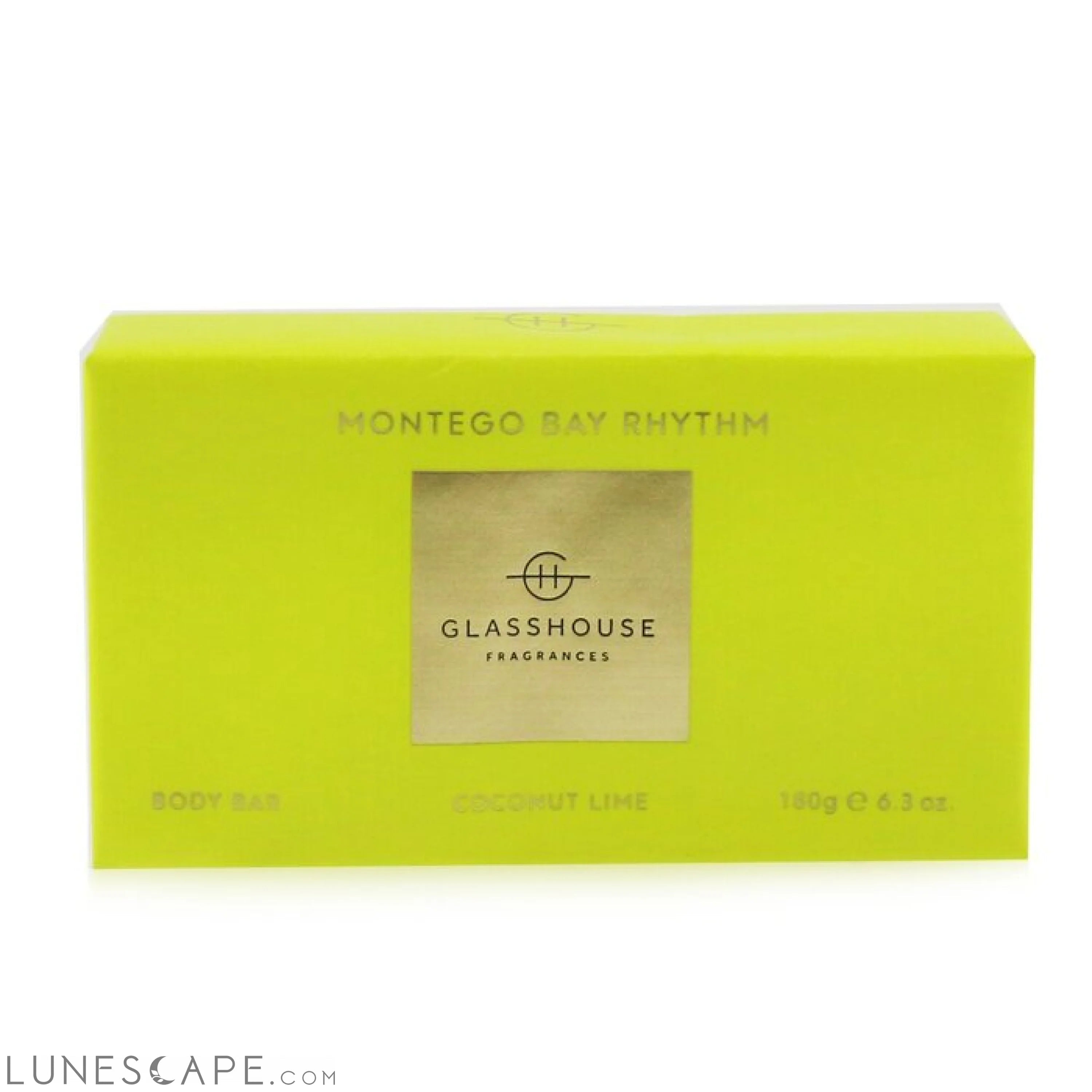 GLASSHOUSE - Body Bar - Montego Bay Rhythm (Coconut & Lime) LUNESCAPE