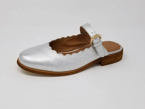 Glendale Mary-Jane Scalloped Ballerina Flat LUNESCAPE