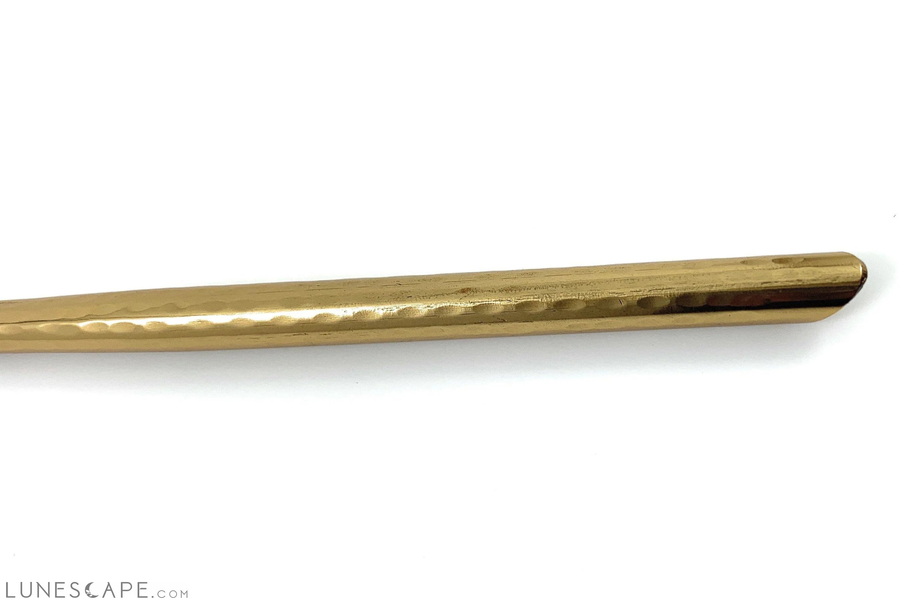 Gold Dessert Teaspoons - 6 Piece Set LUNESCAPE