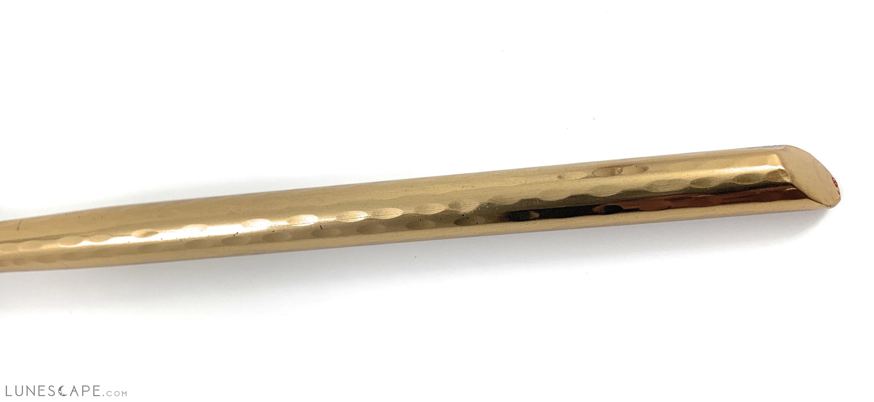 Gold Dessert Teaspoons - 6 Piece Set LUNESCAPE