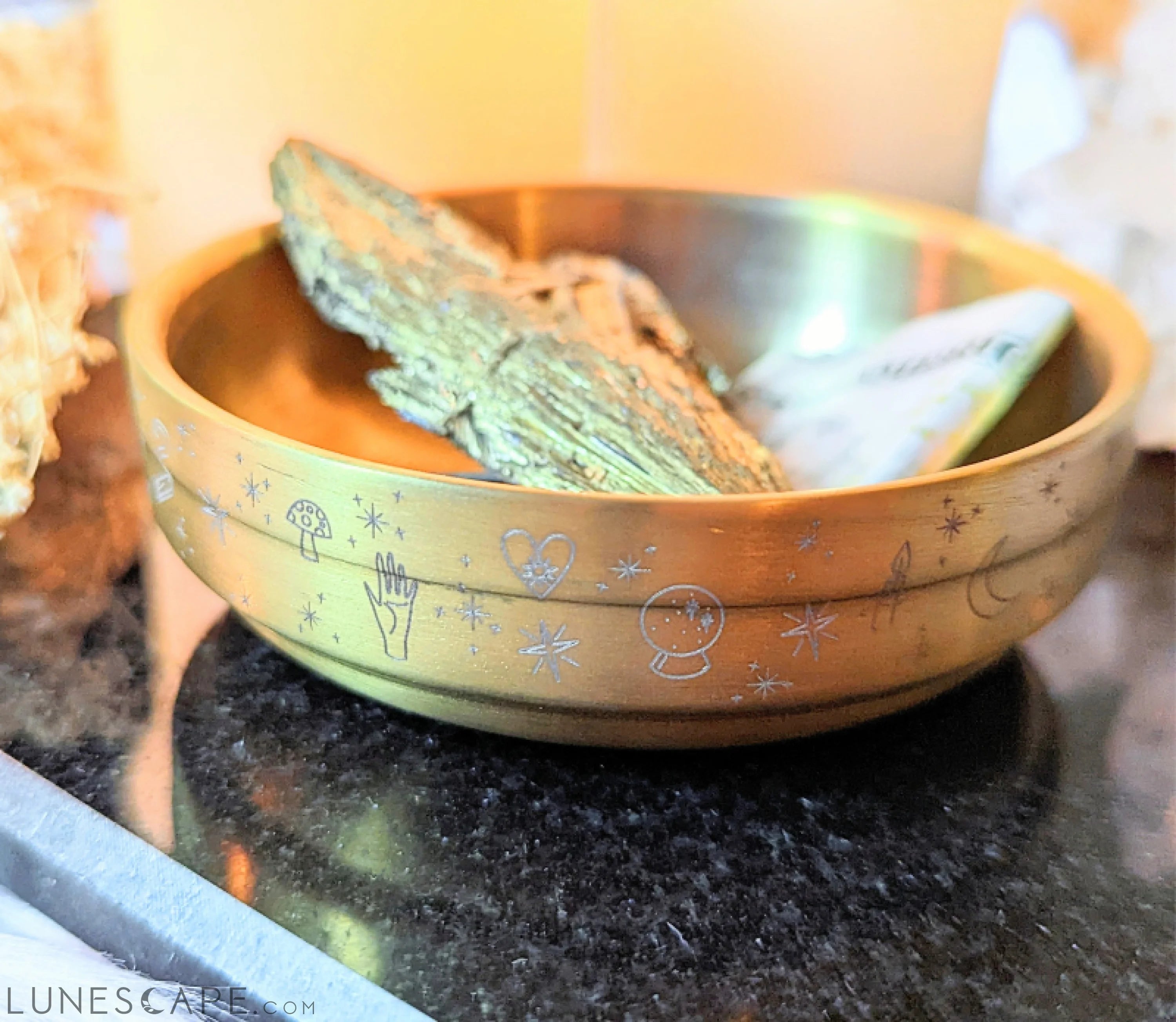 Golden Altar Bowl | Goddess Provisions LUNESCAPE