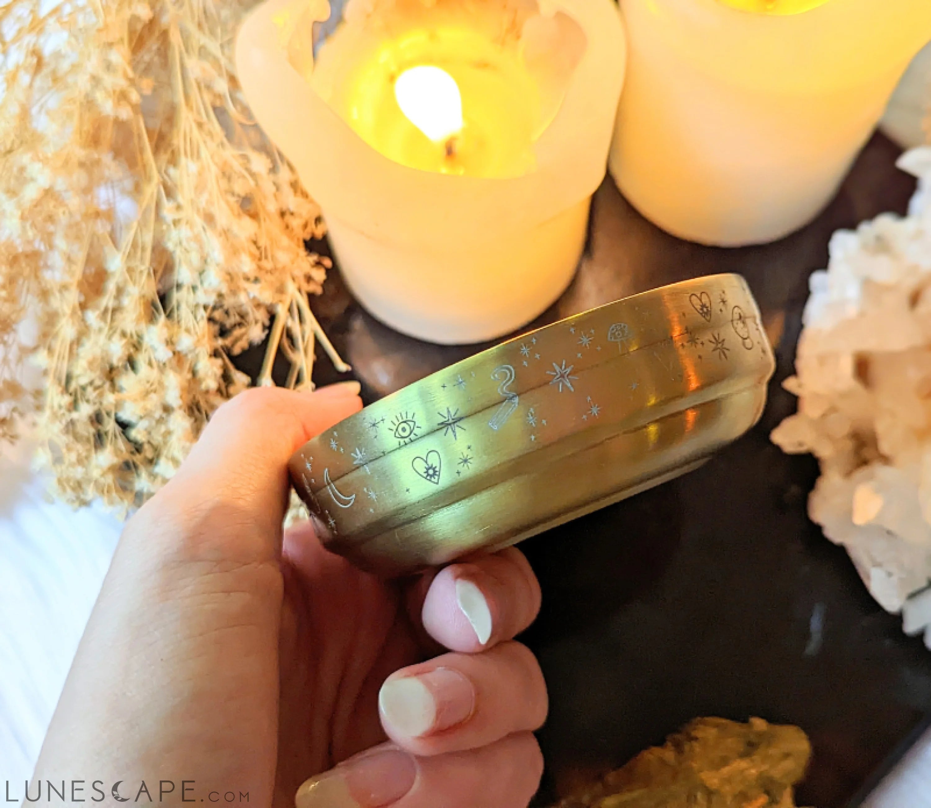 Golden Altar Bowl | Goddess Provisions LUNESCAPE