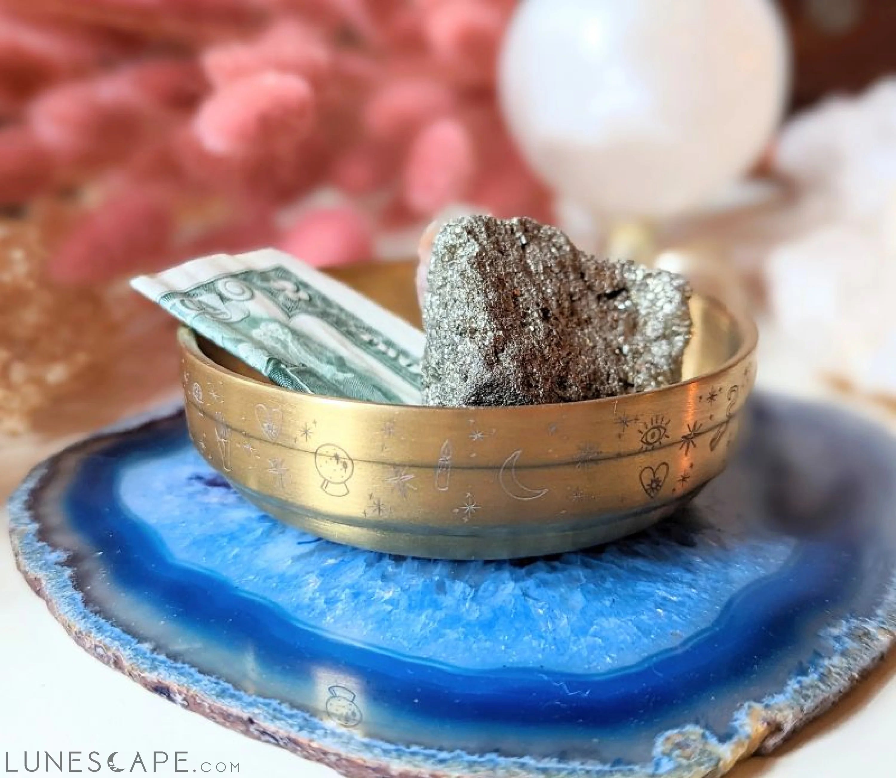 Golden Altar Bowl | Goddess Provisions LUNESCAPE