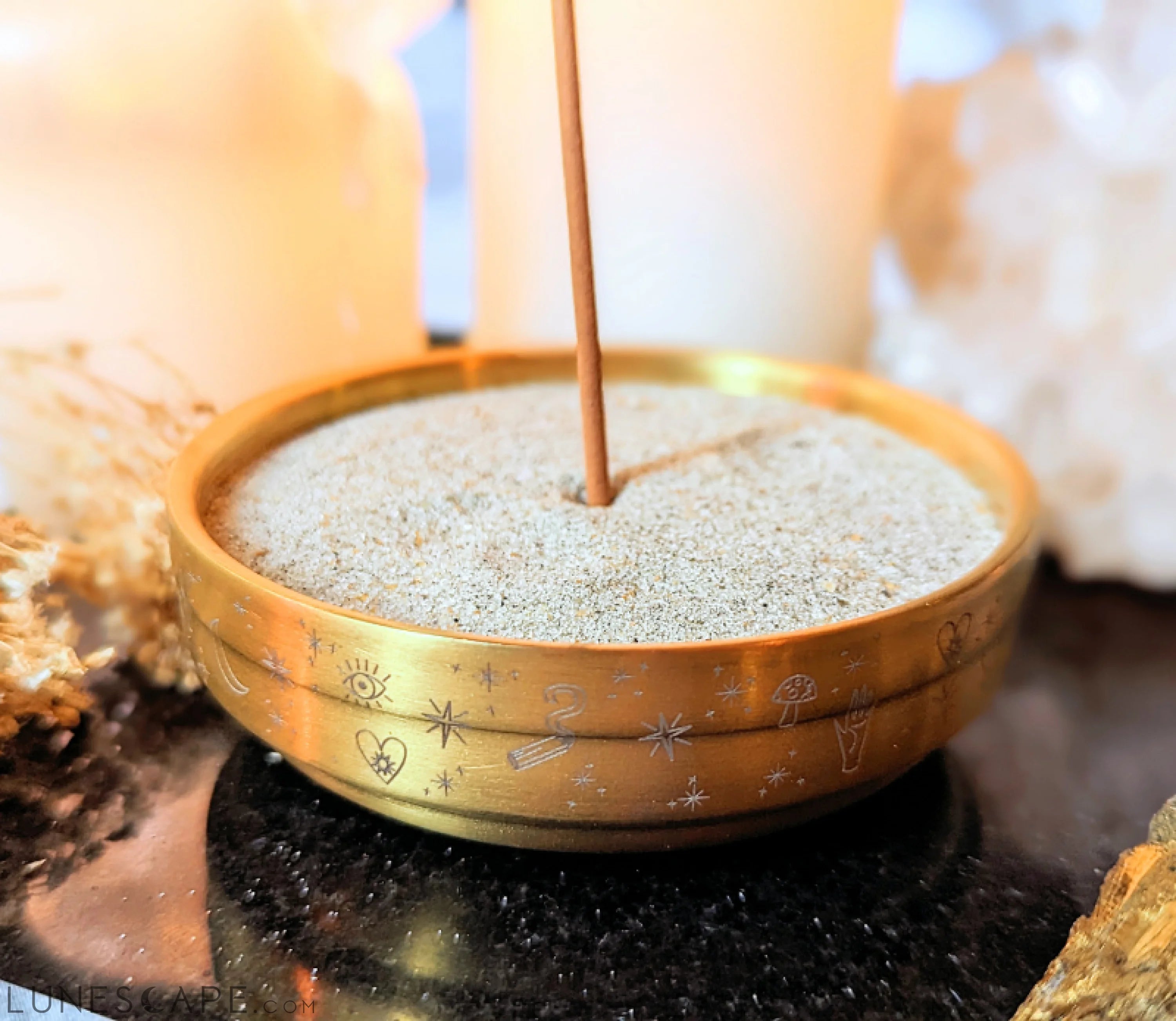 Golden Altar Bowl | Goddess Provisions LUNESCAPE