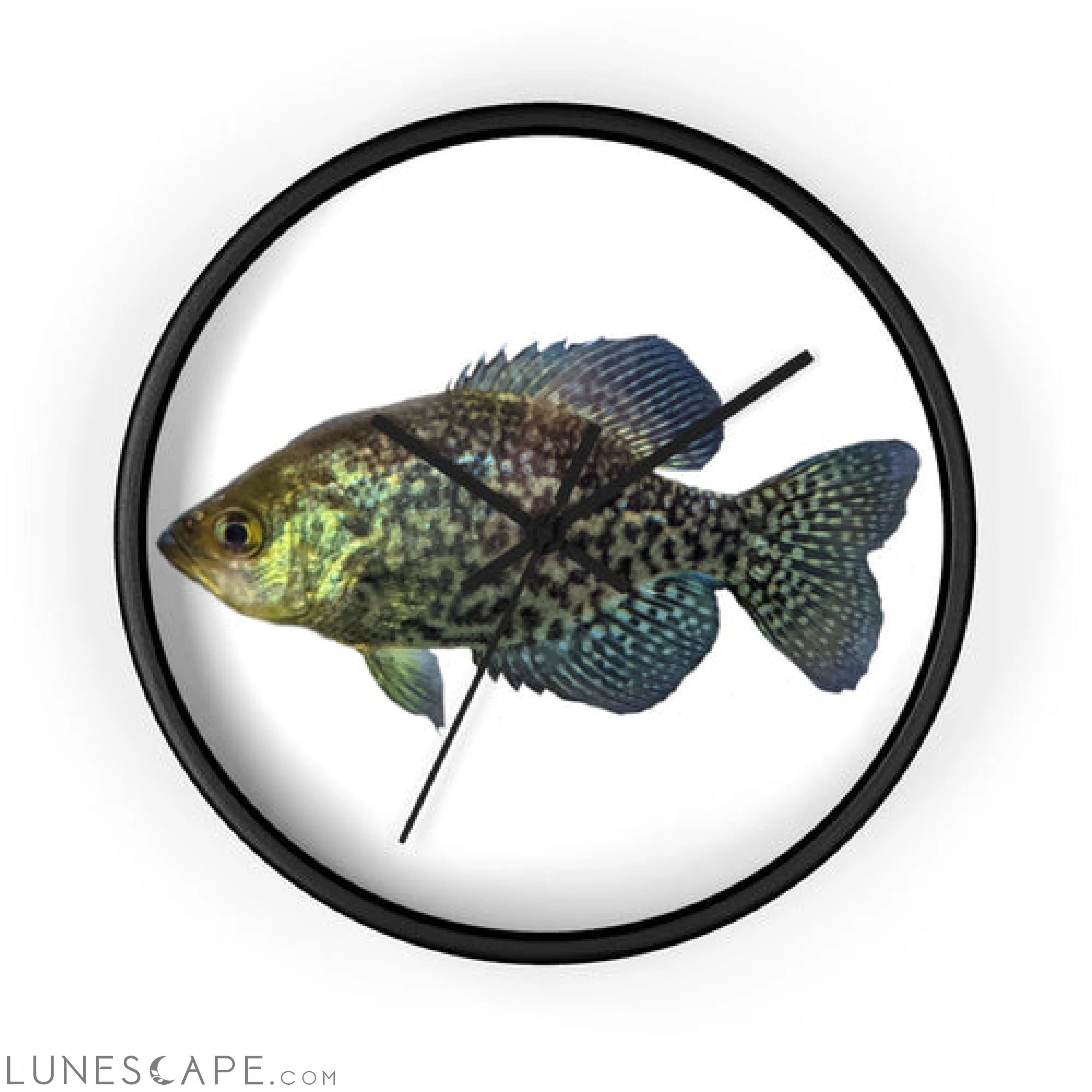 Golden Fish Wall clock LUNESCAPE