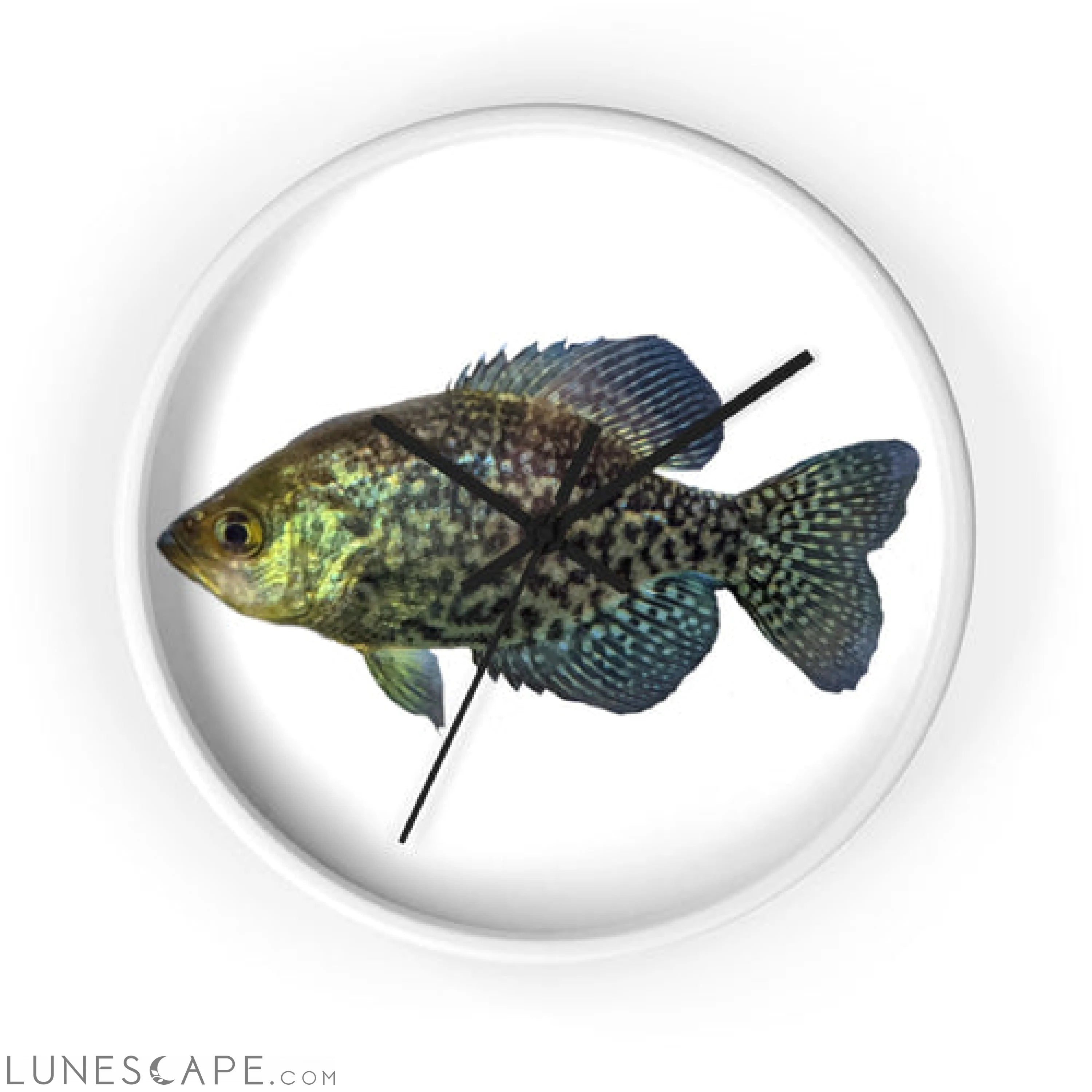 Golden Fish Wall clock LUNESCAPE