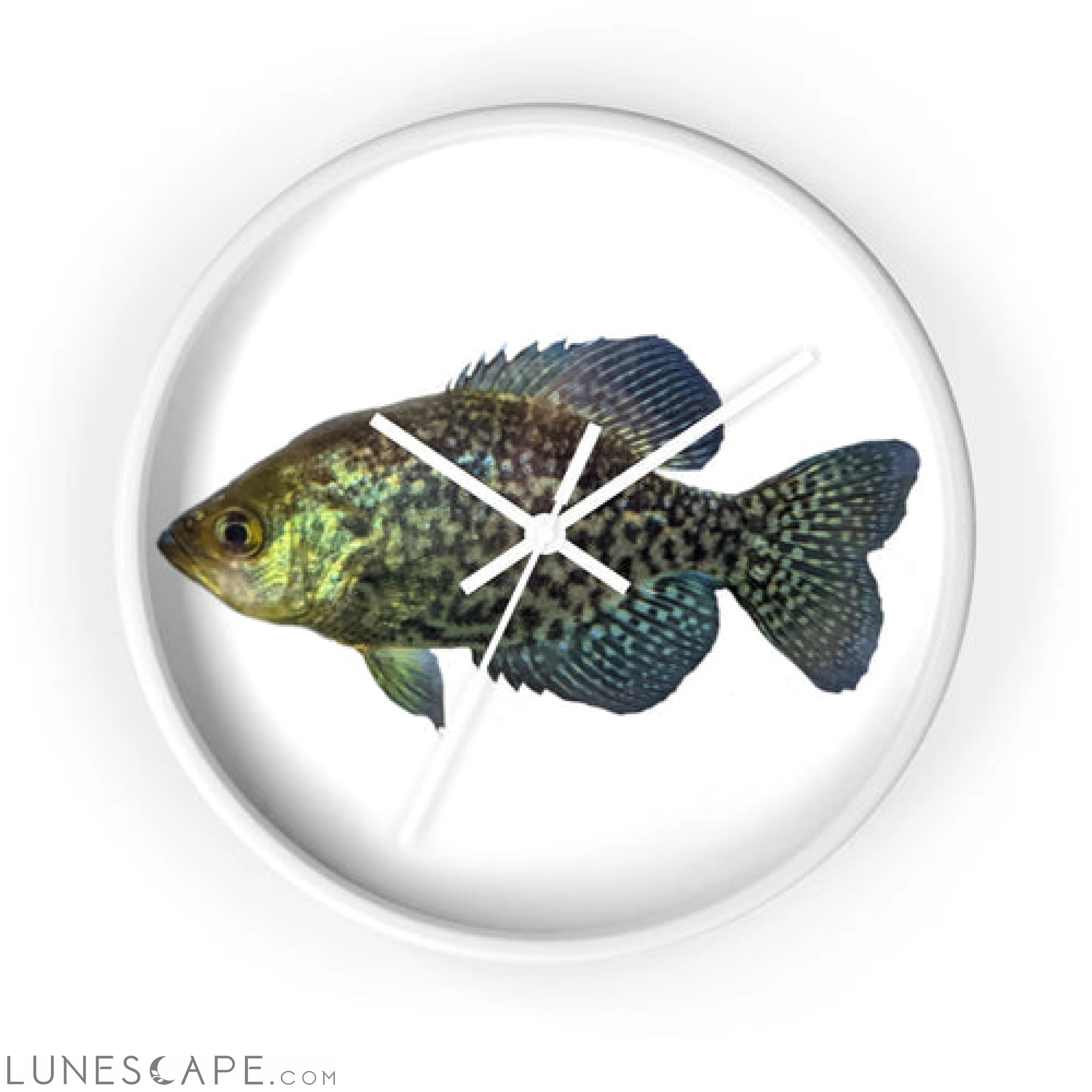 Golden Fish Wall clock LUNESCAPE