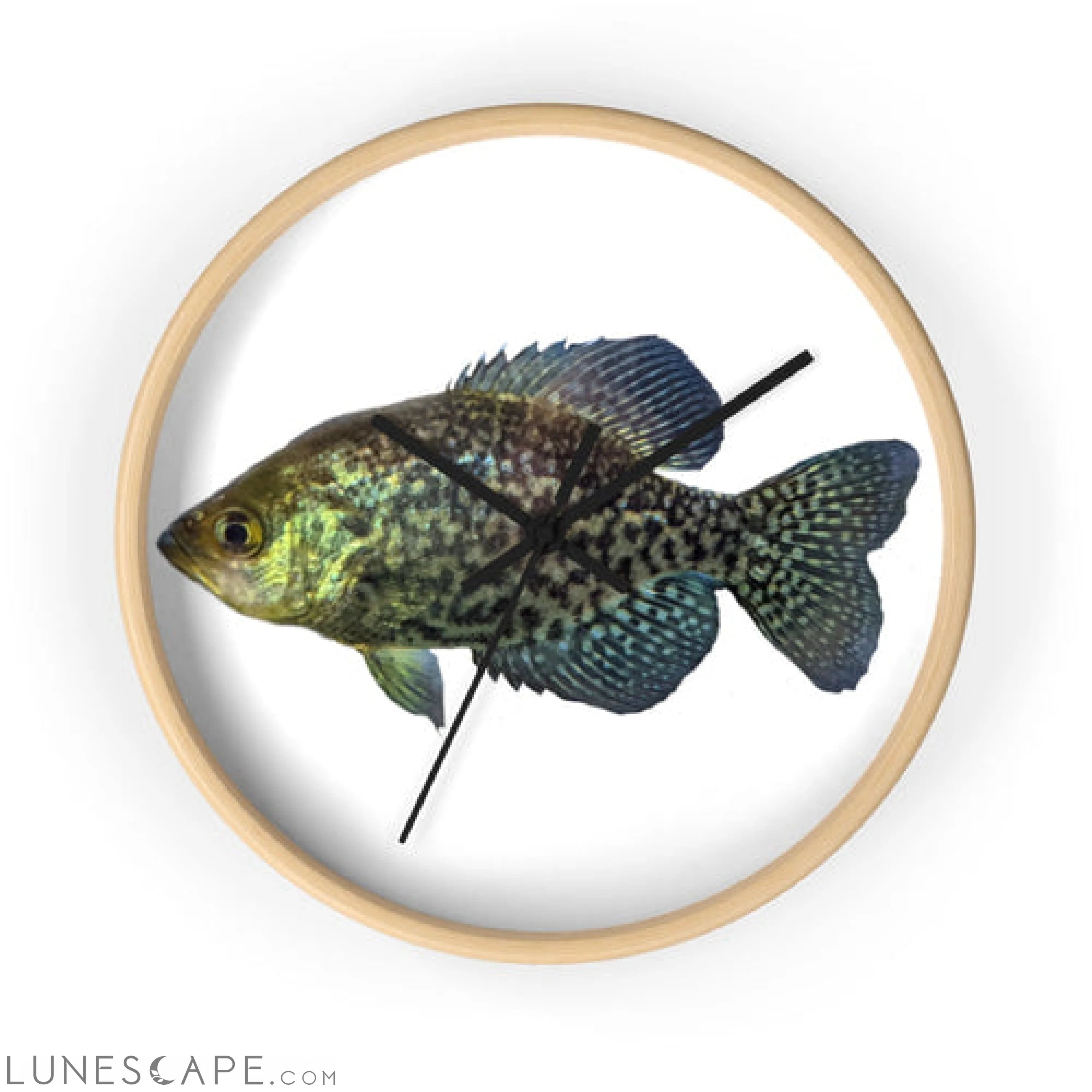Golden Fish Wall clock LUNESCAPE