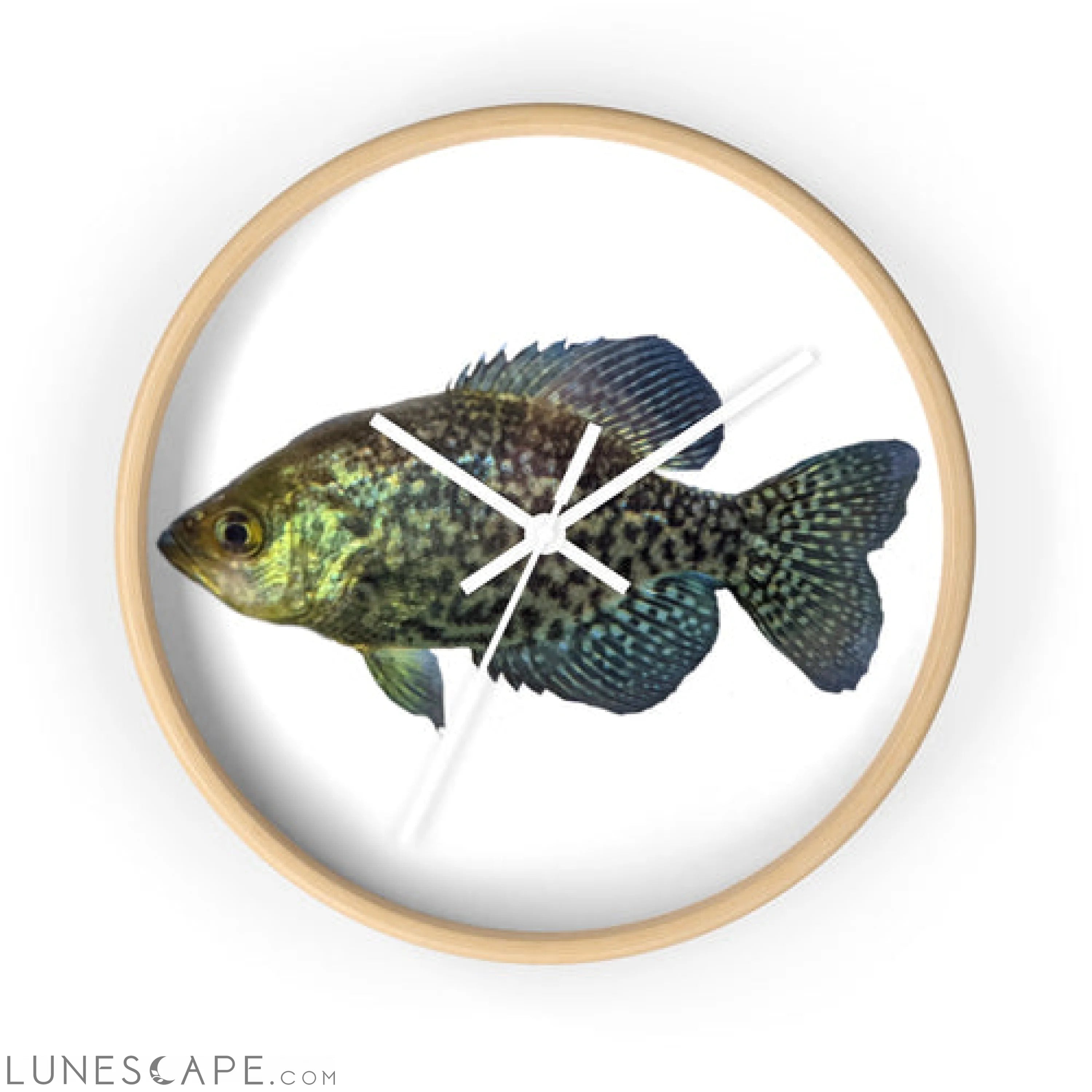 Golden Fish Wall clock LUNESCAPE