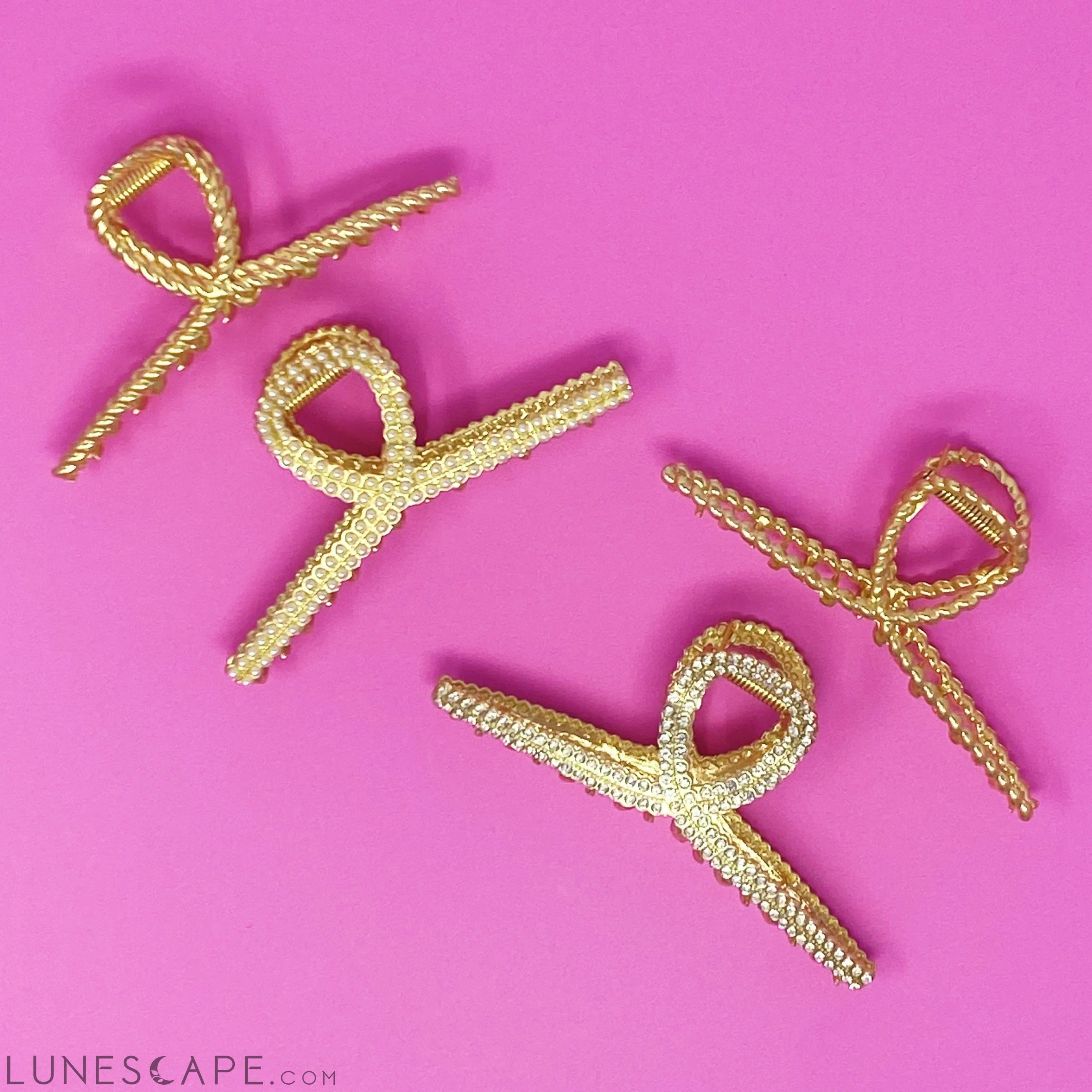 Golden Gem Hair Claw Set LUNESCAPE