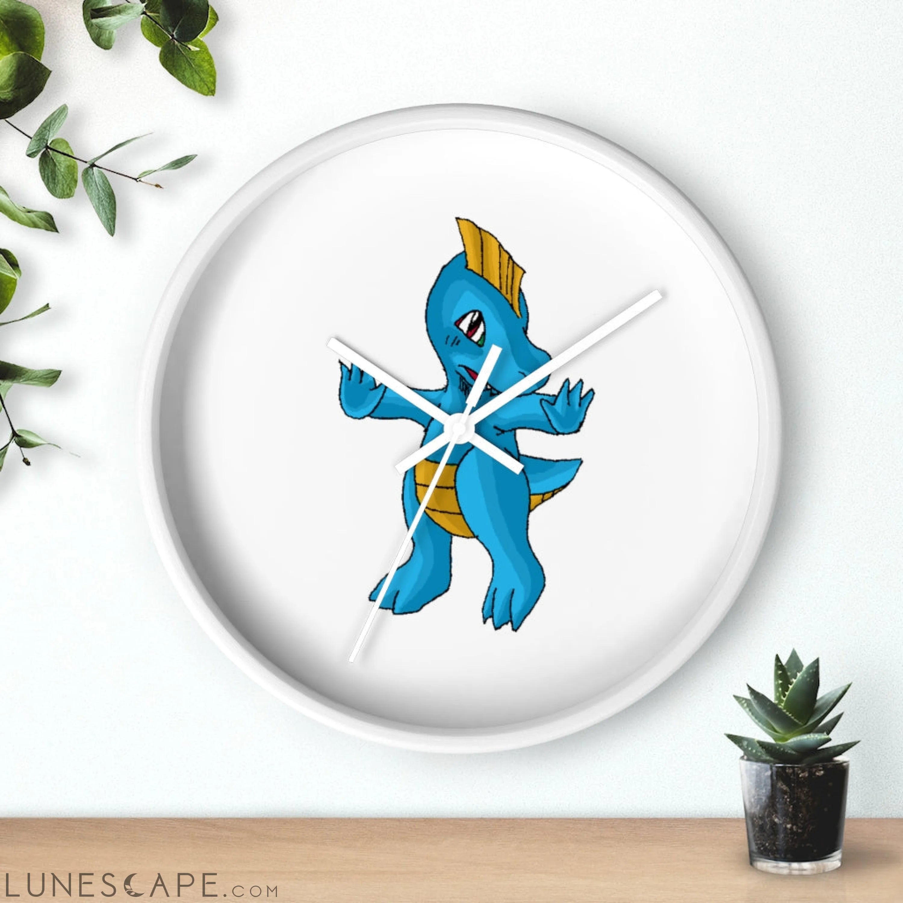 Goldi Wall clock LUNESCAPE