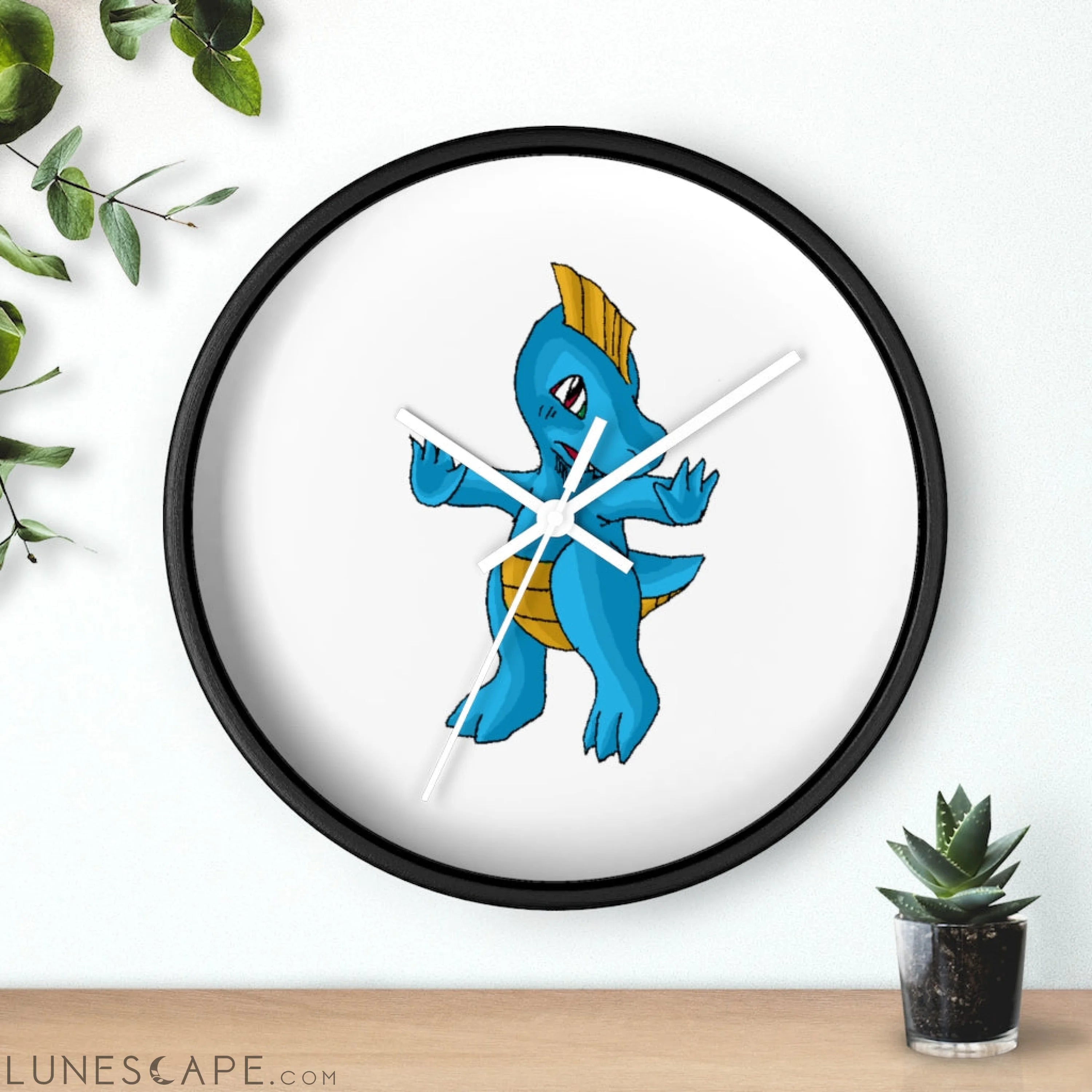 Goldi Wall clock LUNESCAPE