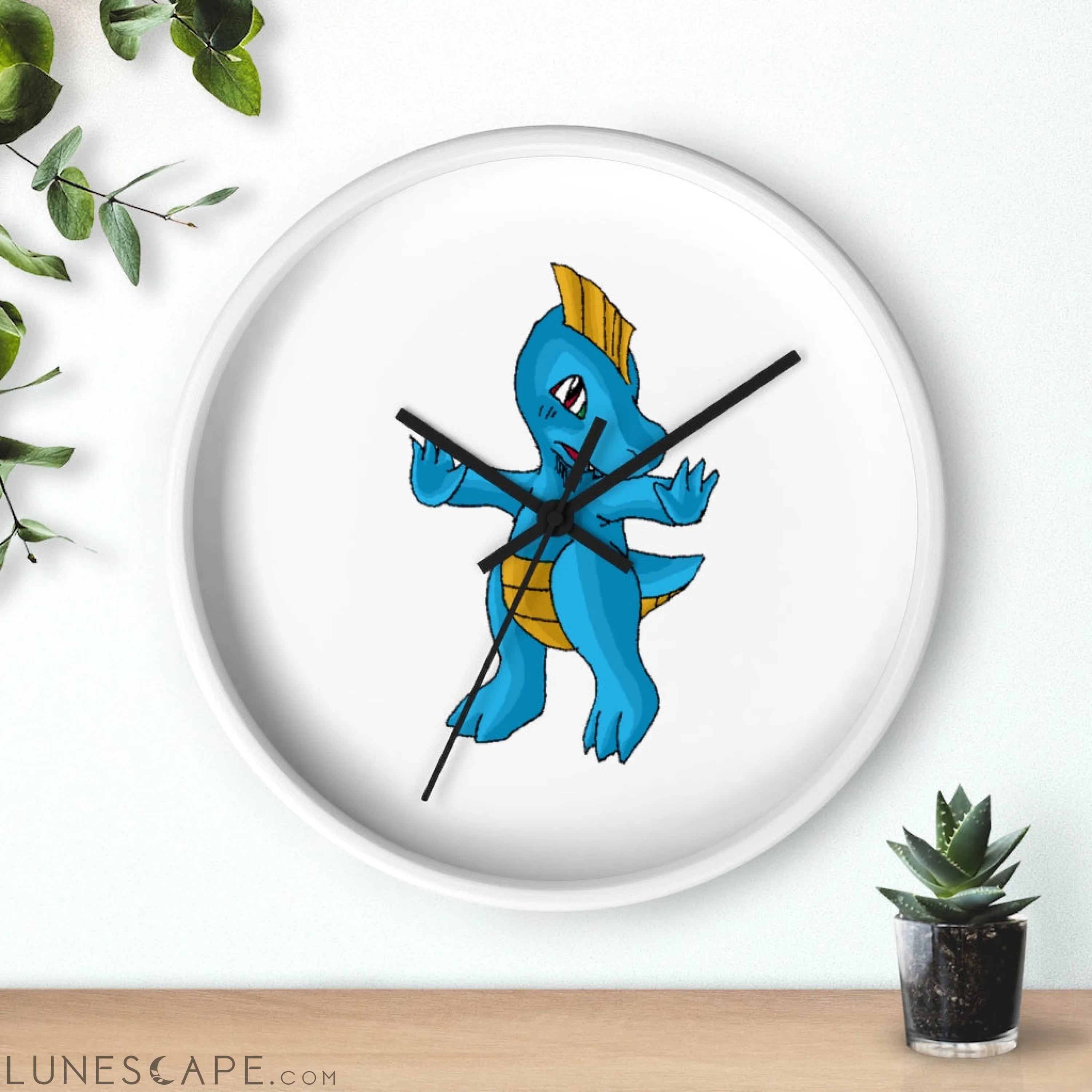 Goldi Wall clock LUNESCAPE