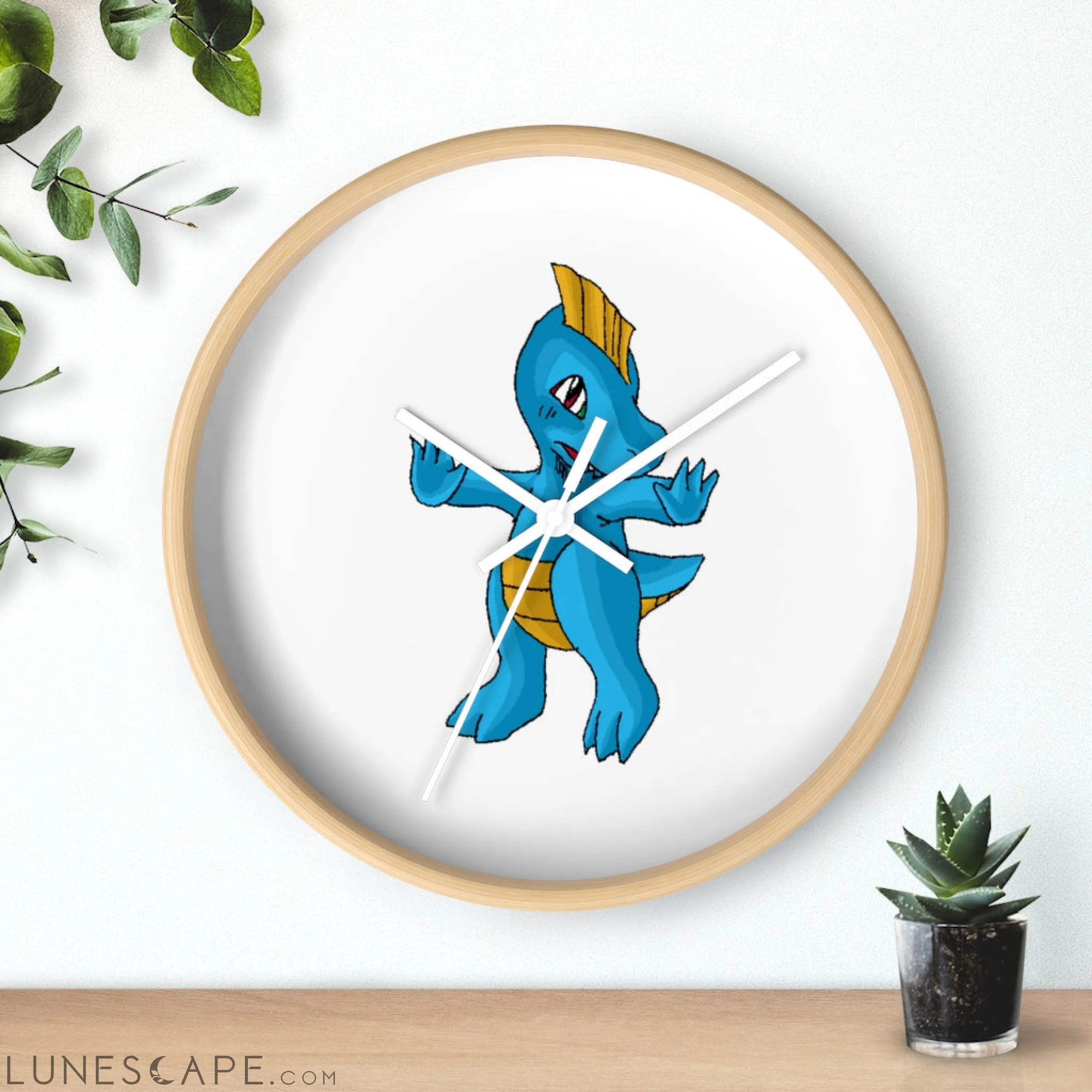 Goldi Wall clock LUNESCAPE