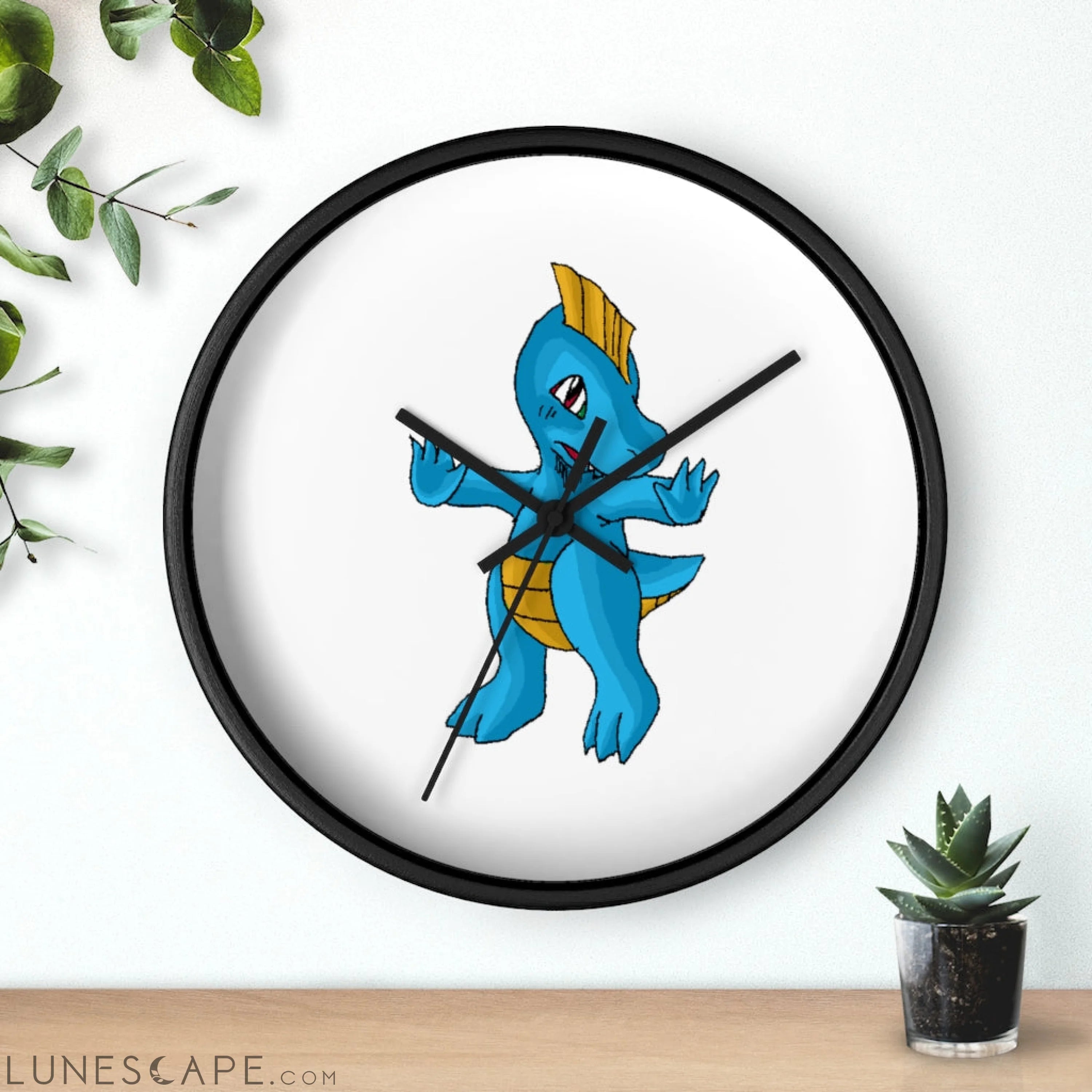 Goldi Wall clock LUNESCAPE