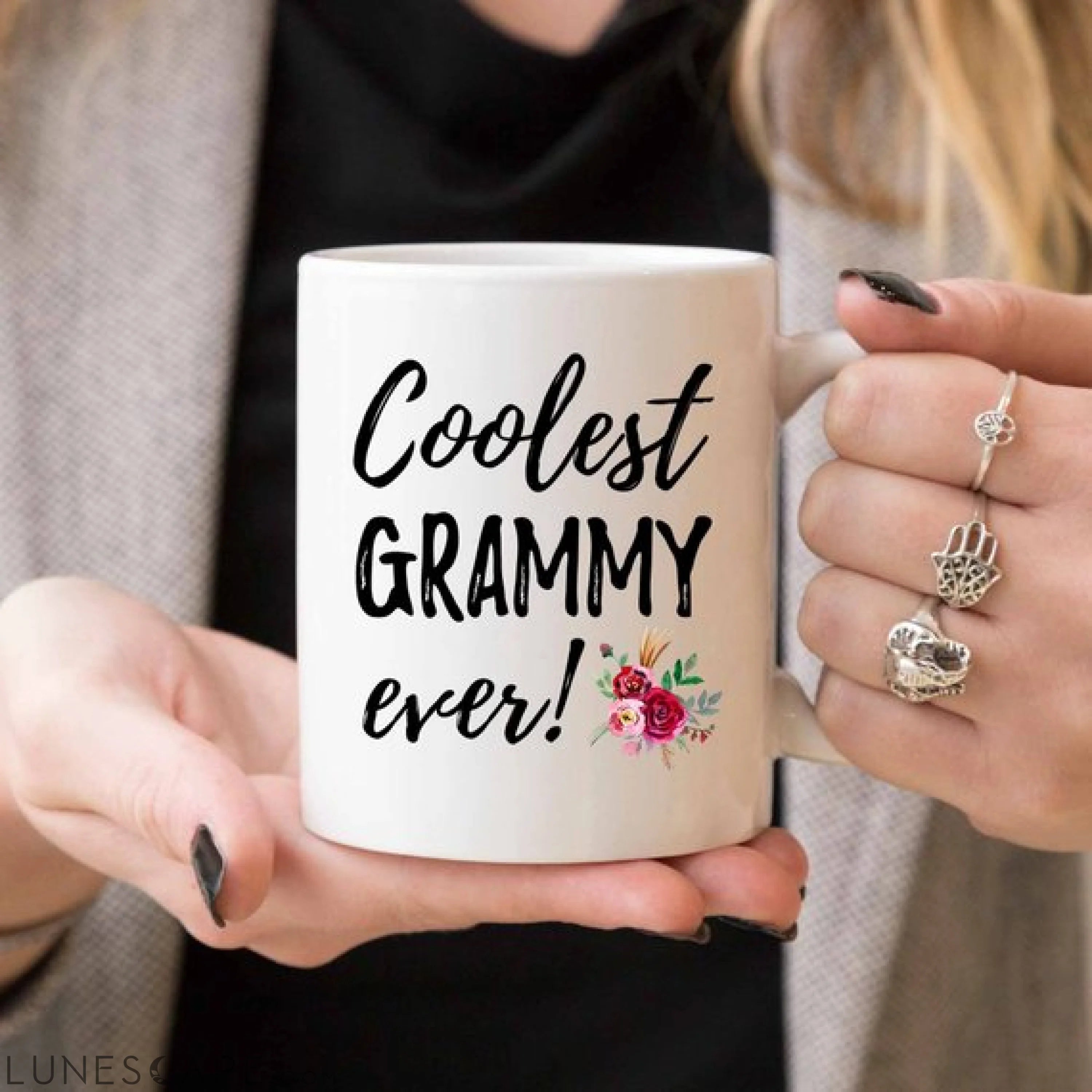 Grammy Mug, Mom From Daughter, Mother's Day, LUNESCAPE