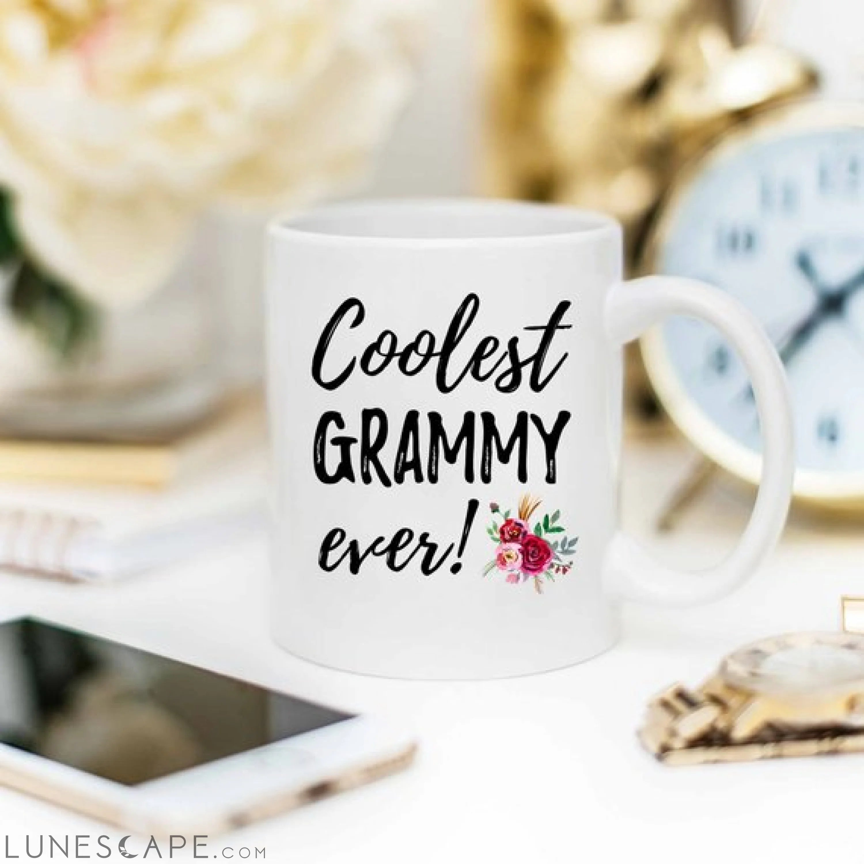 Grammy Mug, Mom From Daughter, Mother's Day, LUNESCAPE