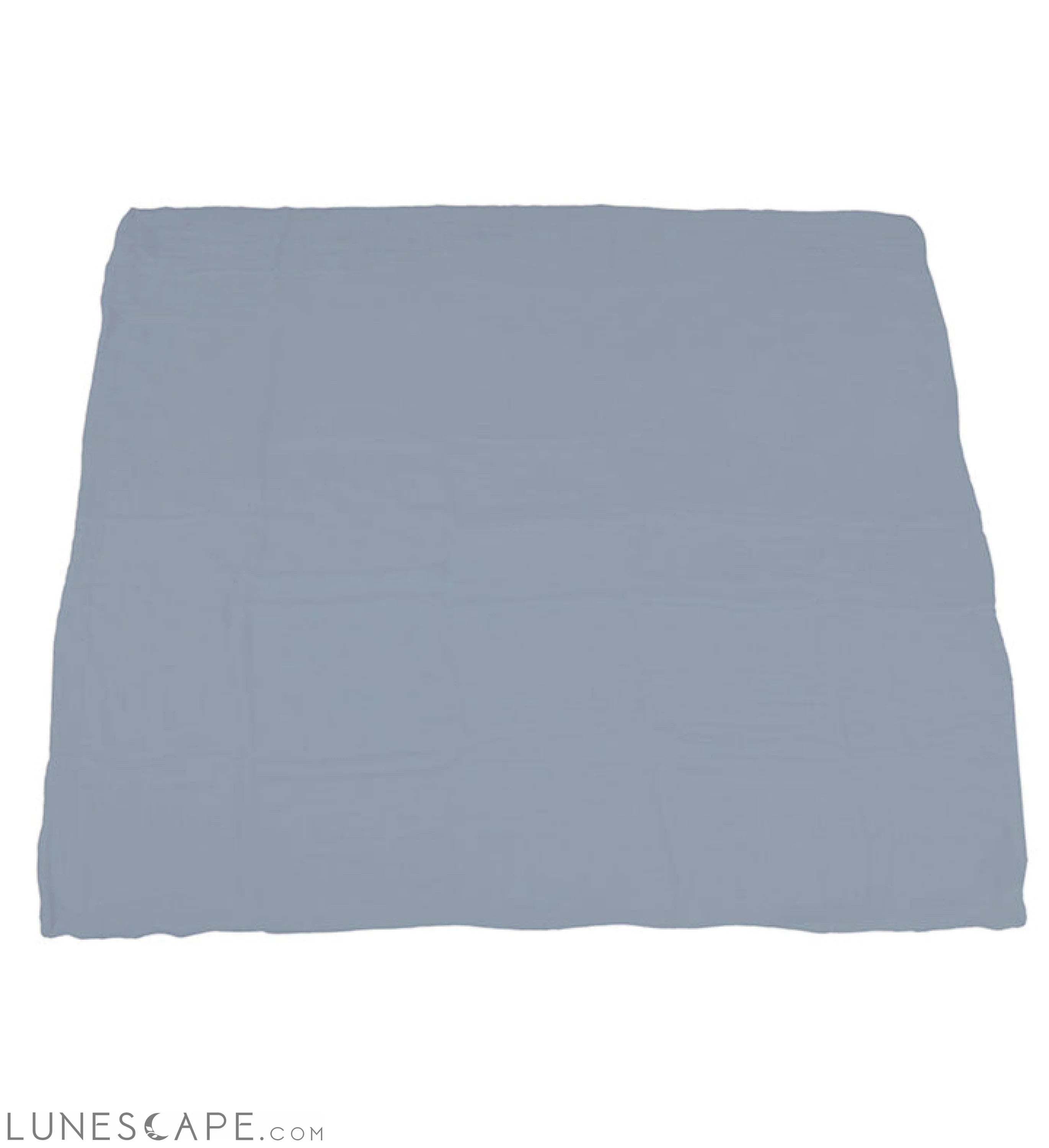 Granite Green Dinosaurs and Blue Fog Cotton Newcastle Blanket LUNESCAPE