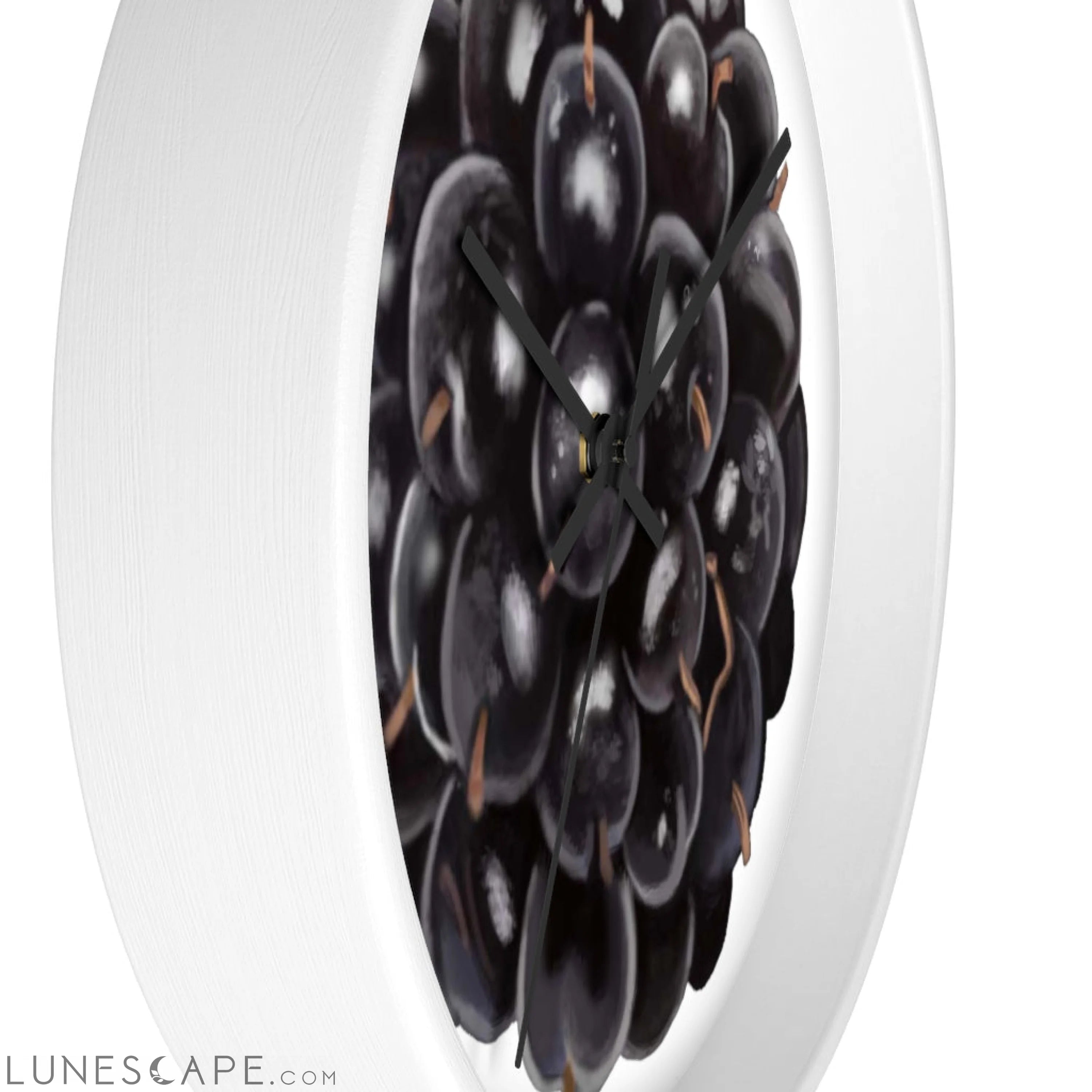 Grape Wall clock LUNESCAPE