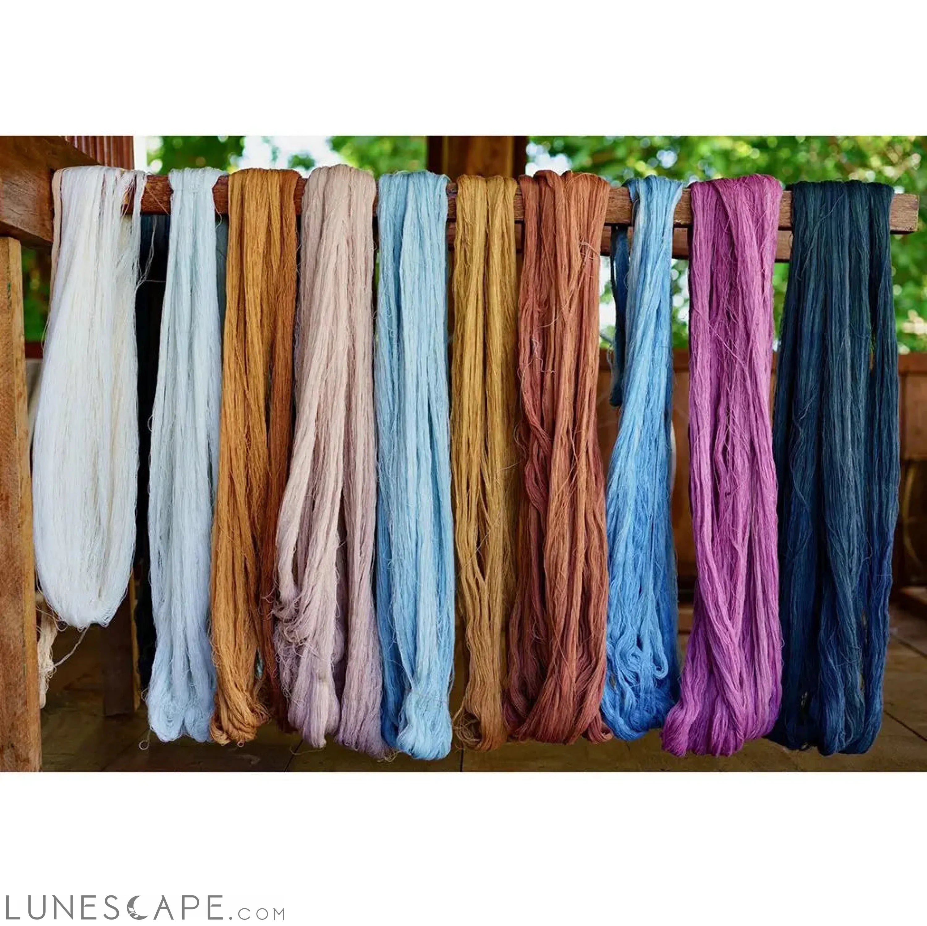 Gray Organic Cotton Gauze Scarf LUNESCAPE