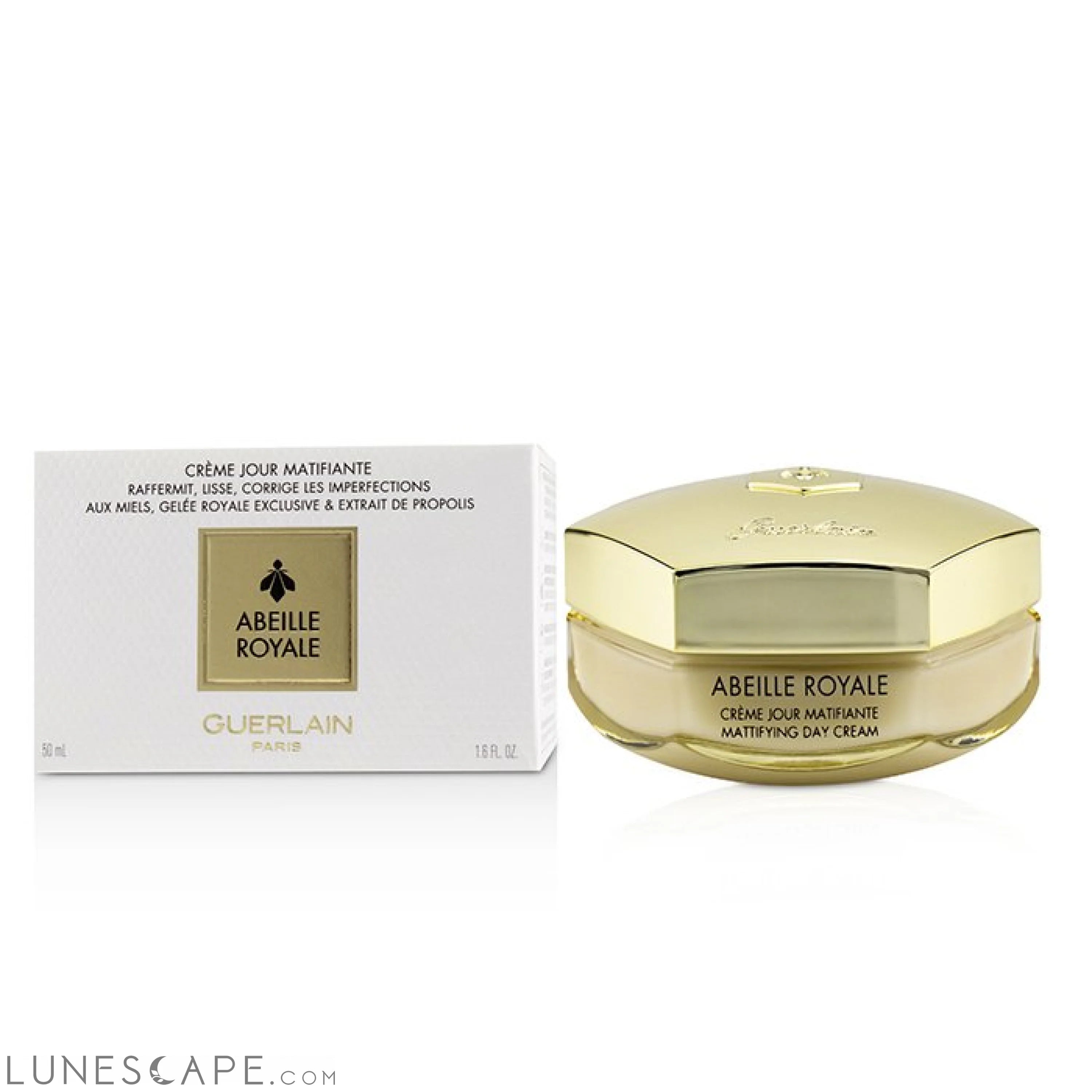 GUERLAIN - Abeille Royale Mattifying Day Cream - Firms, Smoothes, Corrects Imperfections LUNESCAPE