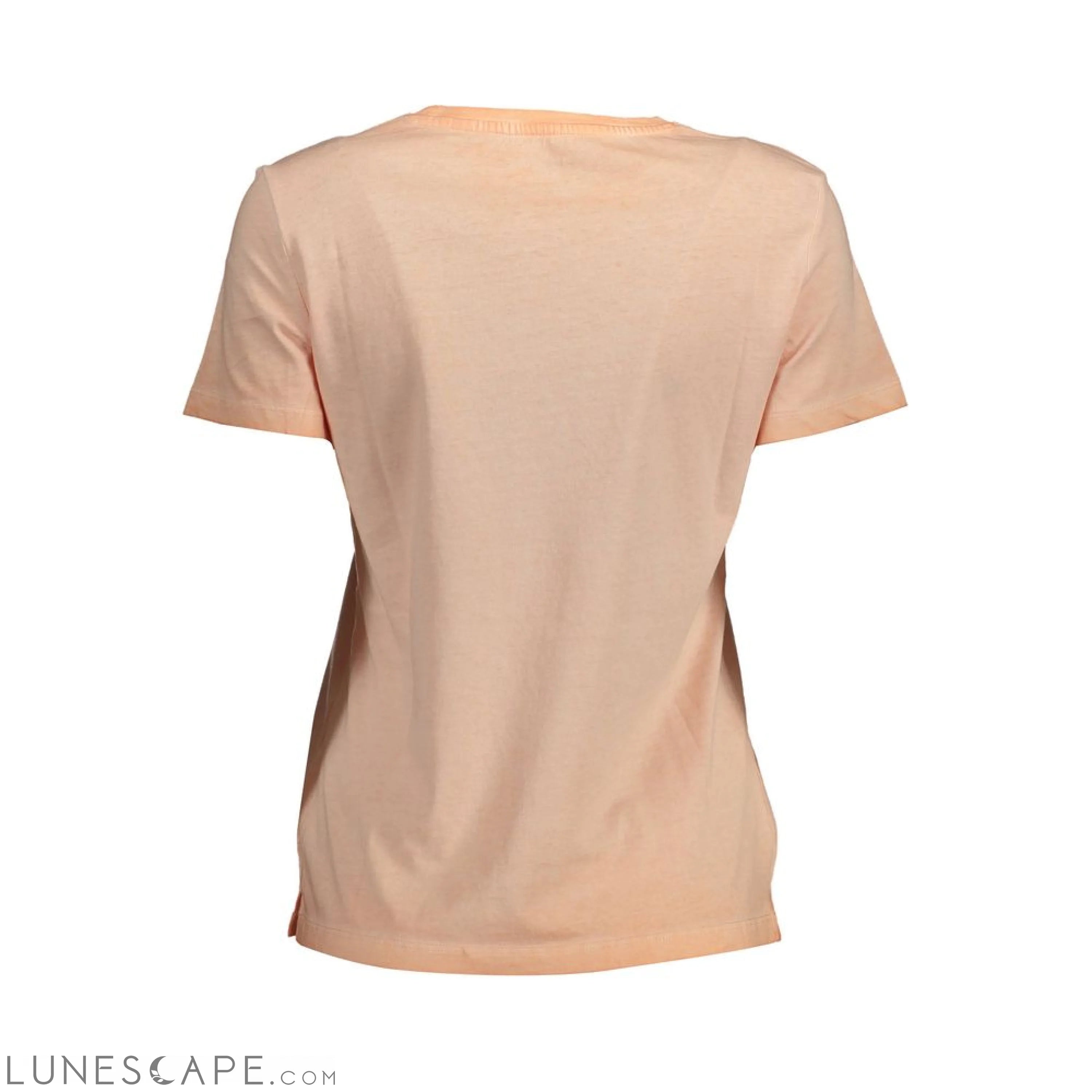 Guess Jeans Pink Cotton Women T-Shirt LUNESCAPE