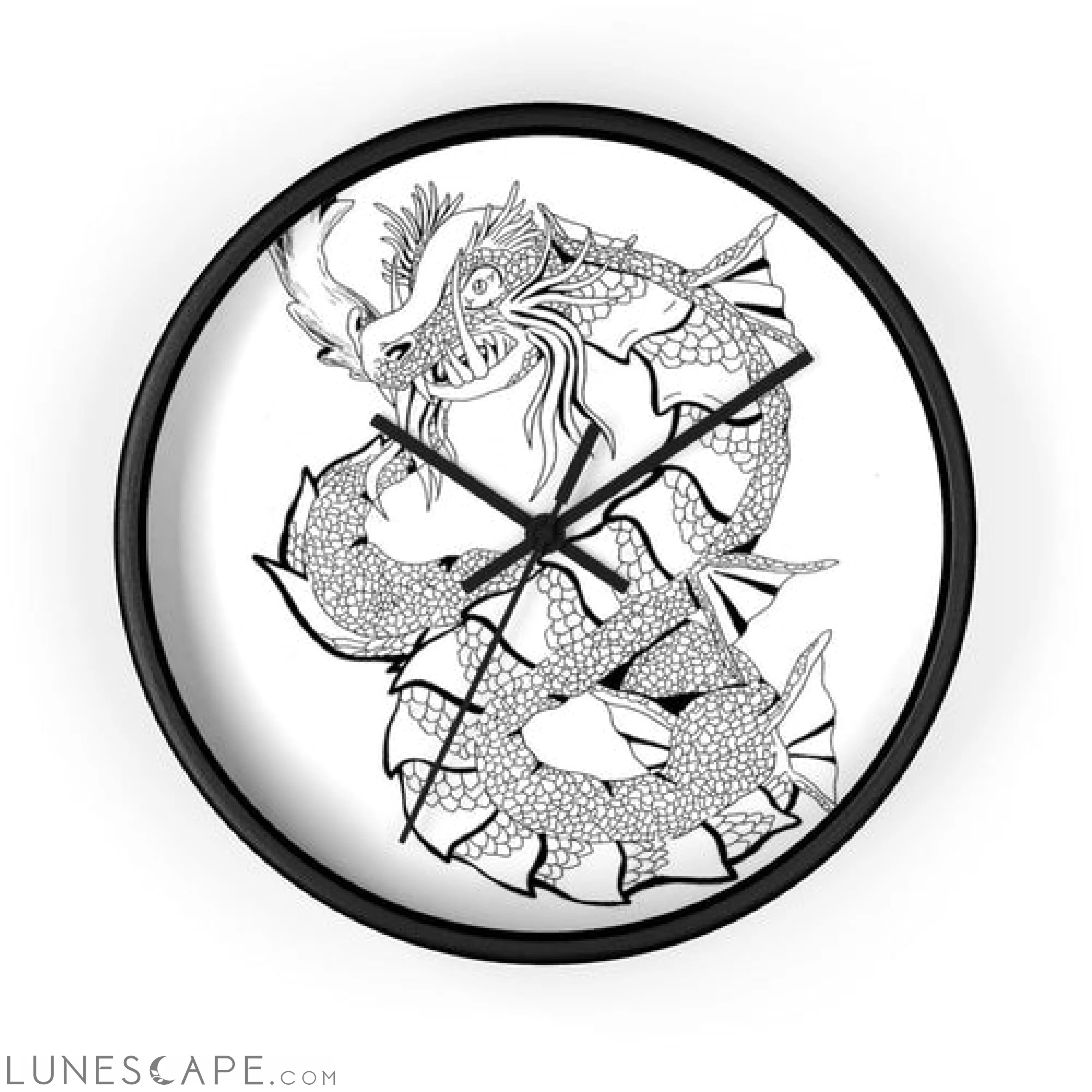 Gydraxis Wall clock LUNESCAPE